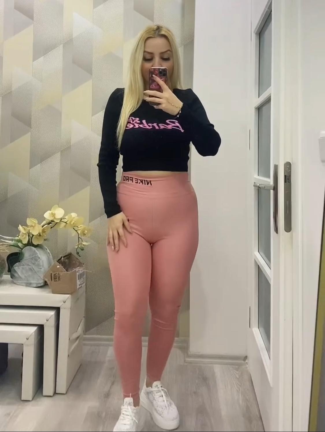 Nıke Pro Tayt Pembe