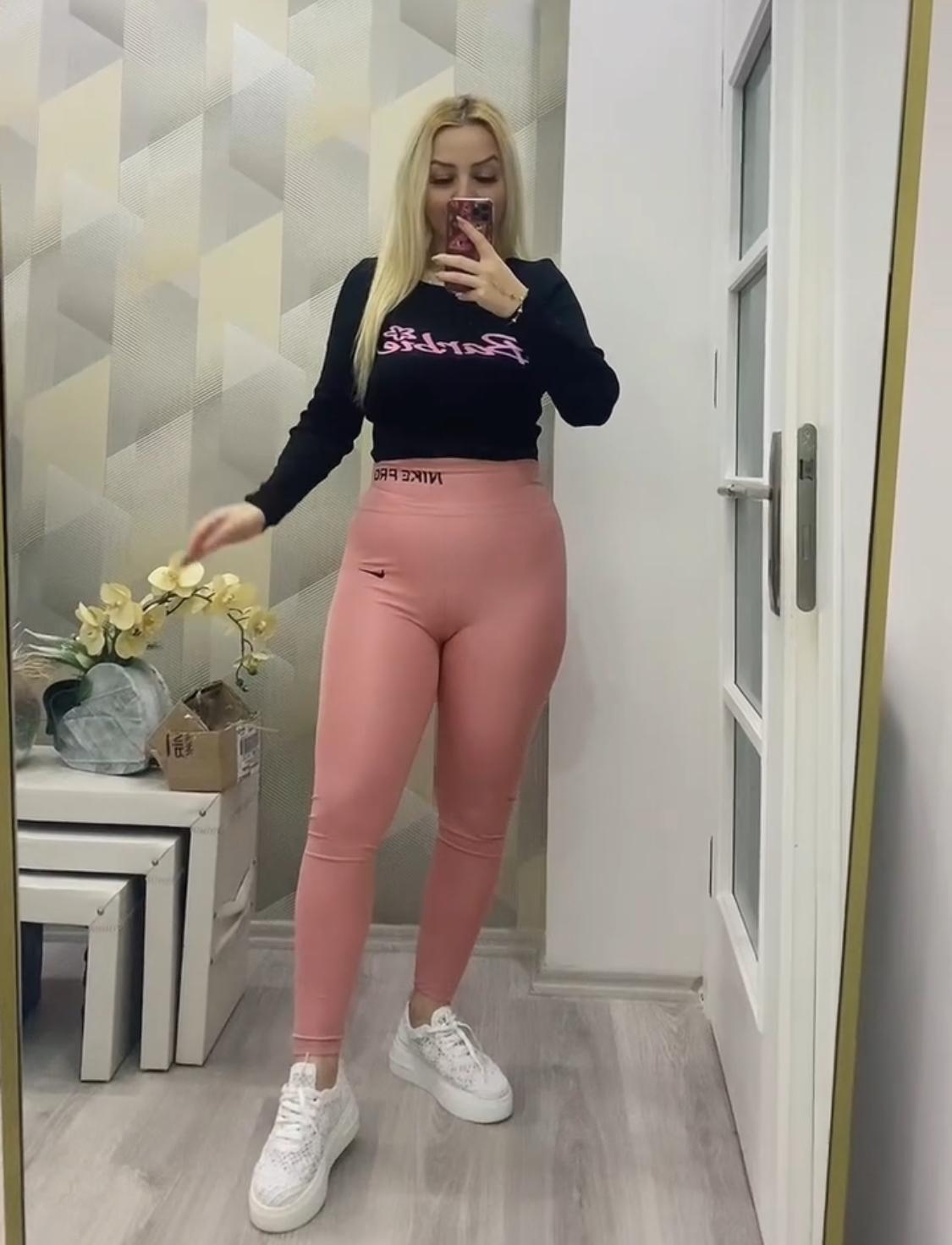 Nıke Pro Tayt Pembe