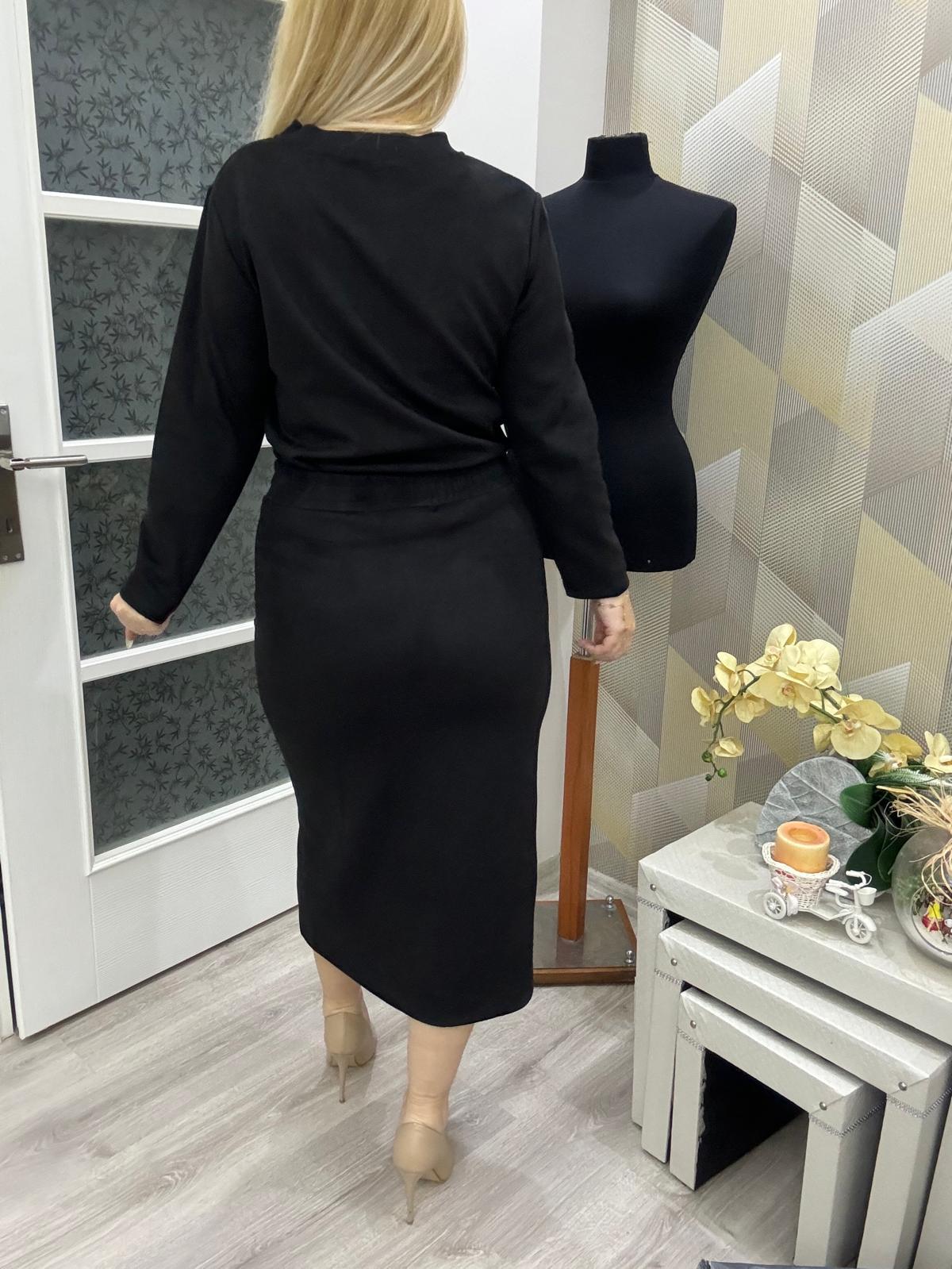 Süet İkili Takım Taba