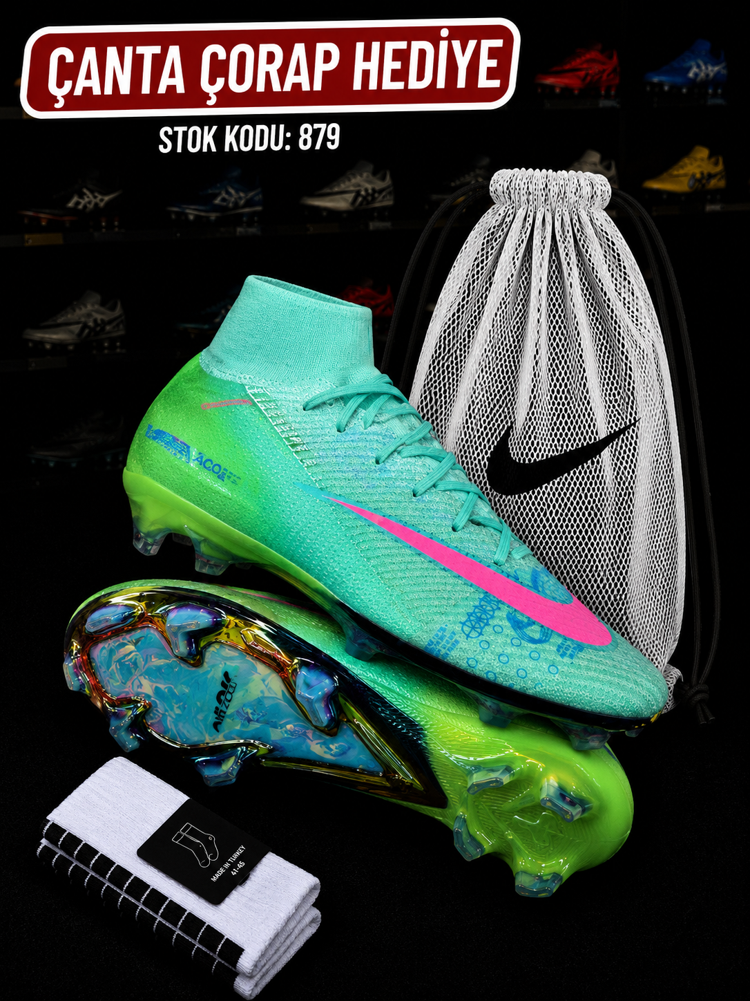 Air Zoom Cosmic Seri Turkuaz 16 Elit