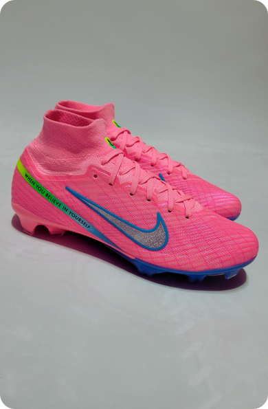 Air Zoom Mercurial Superfly 9 FG Pembe