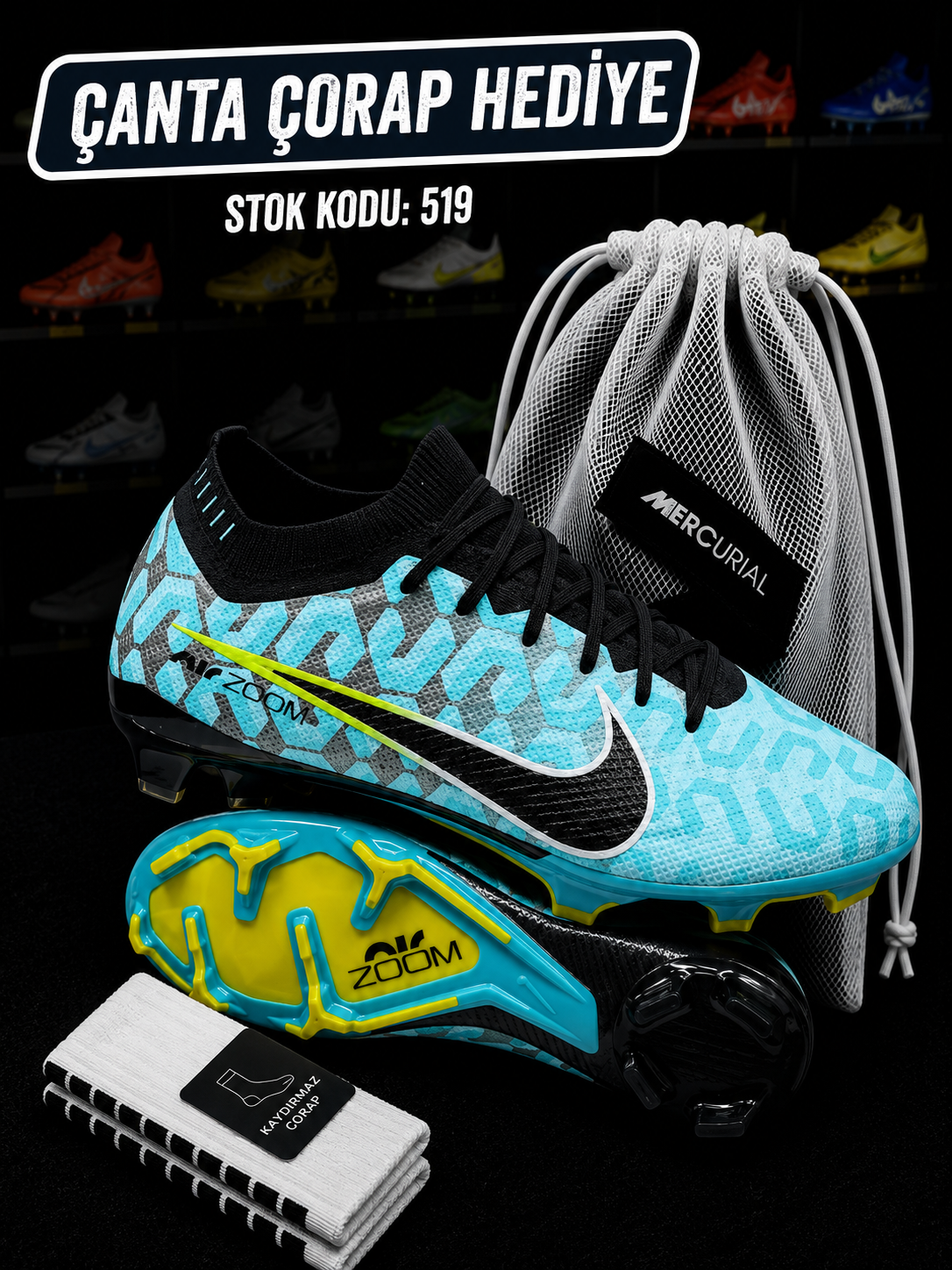 Air Zoom Mercurial Vapor 15 FG Mavi