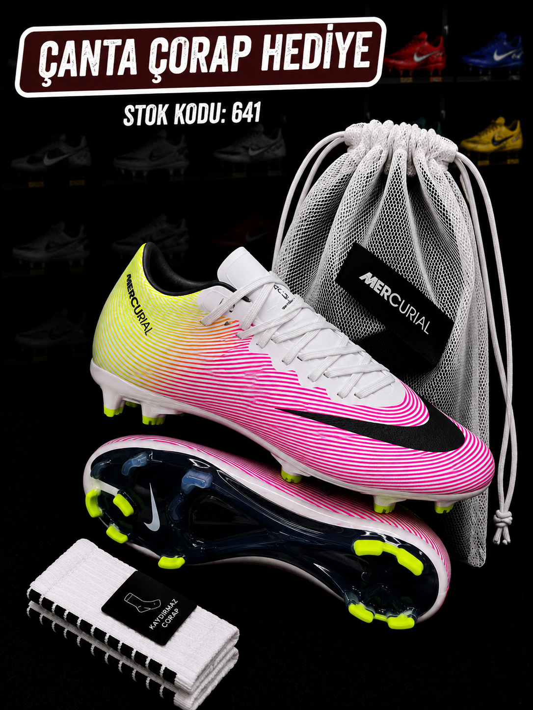 Mercurial Vapor Serisi Prof Pembe