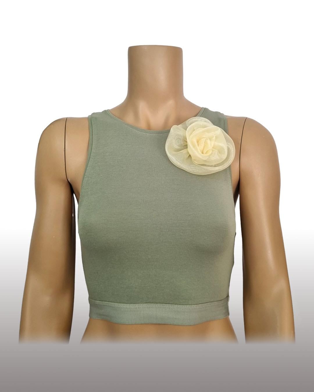 LOVELY BASIC KADIN TSHIRT - CROP TOP