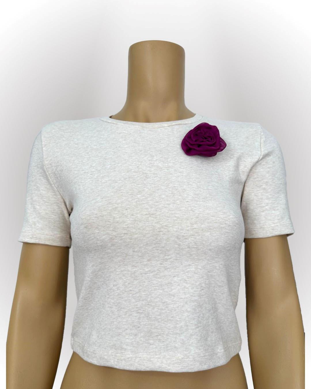 Lovely Basic Kadın Tshirt - Crop Tshirt