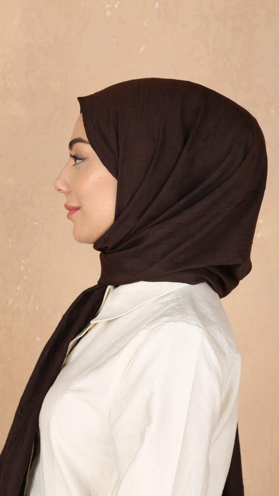 Bambu Kraş Şal Acı Kahve-2