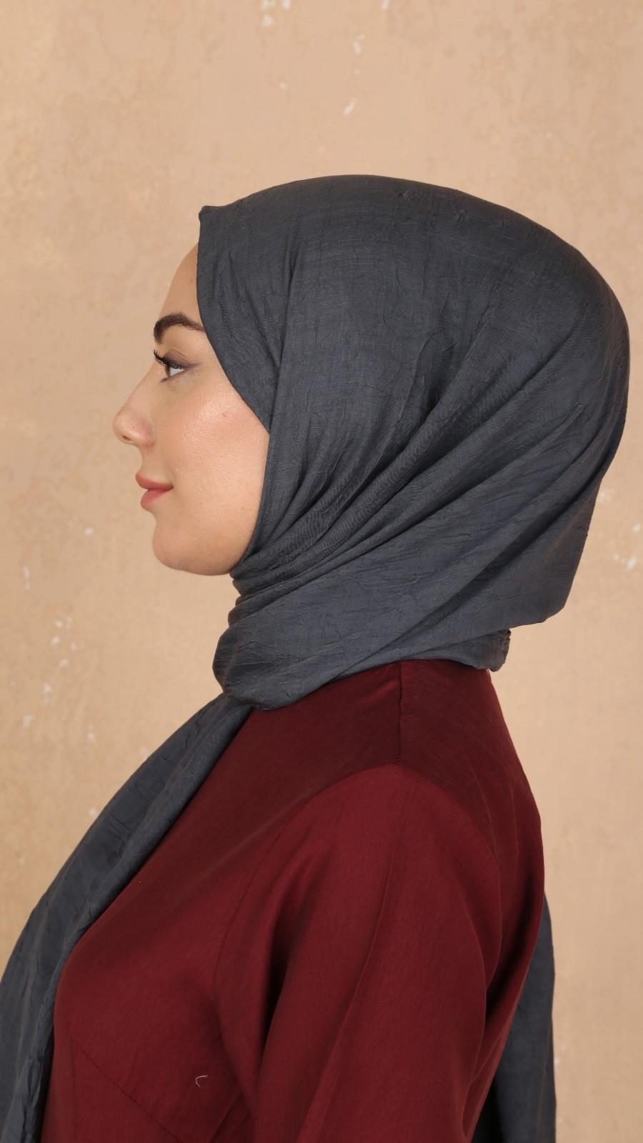 Bambu Kraş Şal Antrasit-21