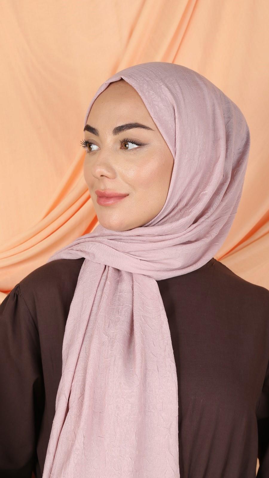 Bambu Kraş Şal Pembe-29