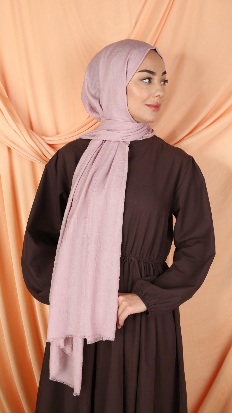 Bambu Kraş Şal Pembe-29