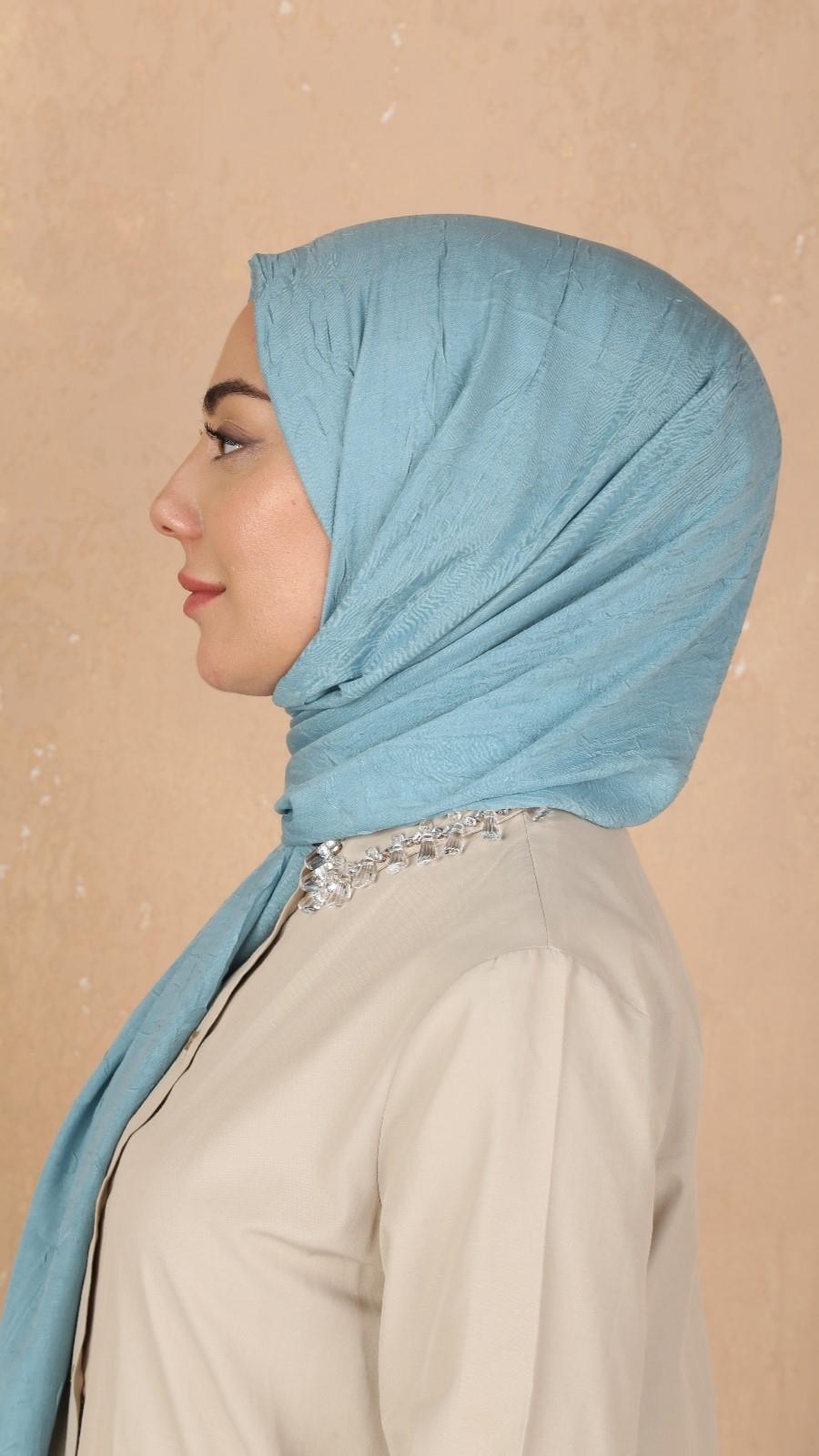 Bambu Kraş Şal Su Yeşili-18