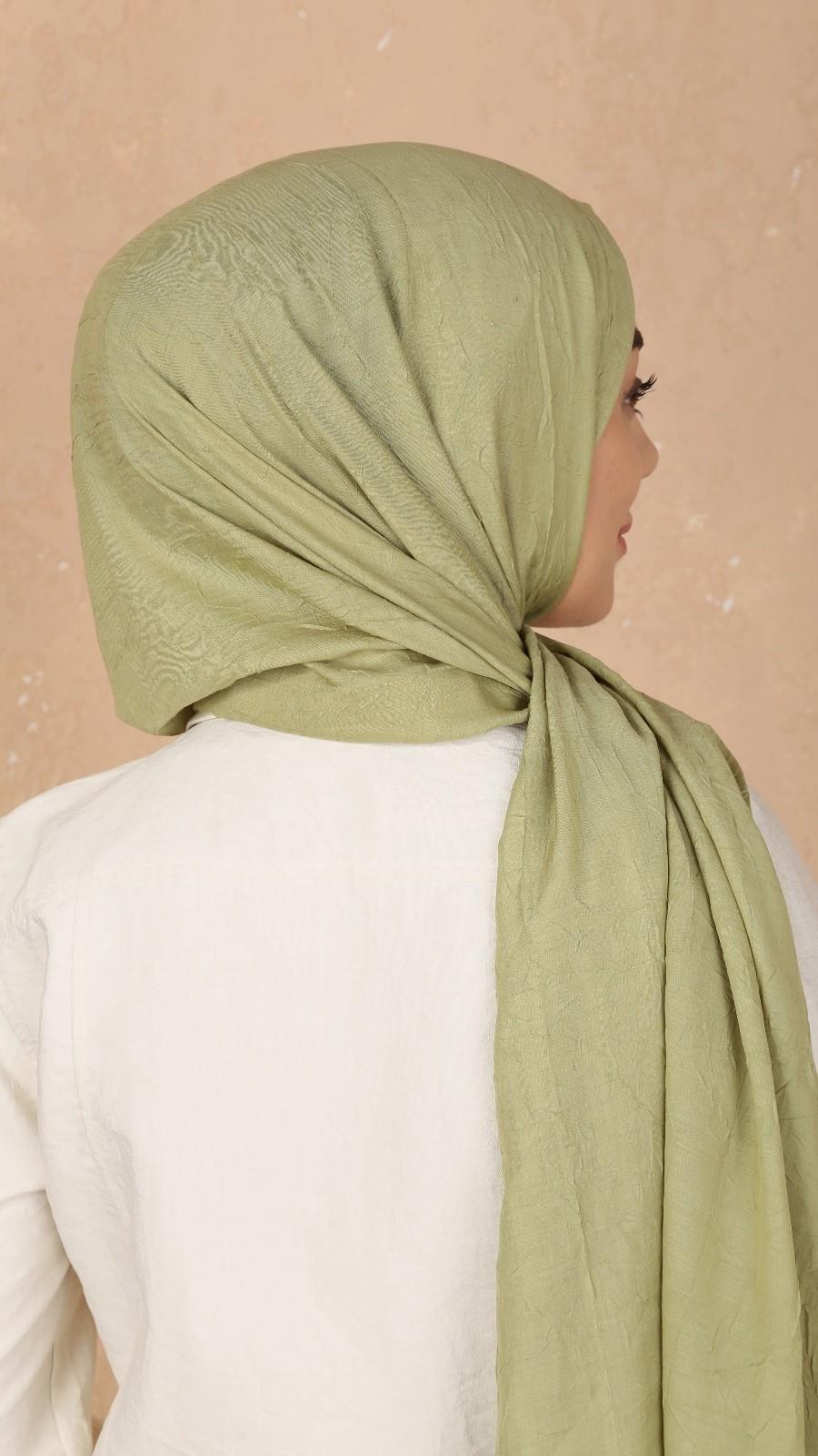 Bambu Kraş Şal Yeşil-14