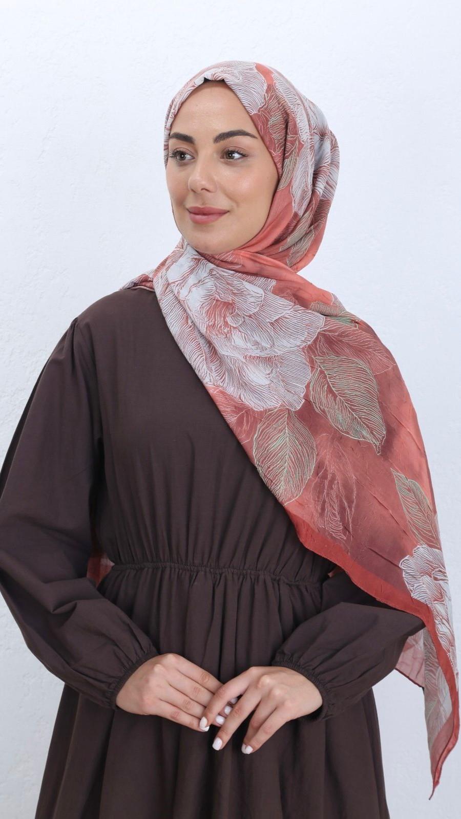 Desenli Kraş Şal Kiremit-2