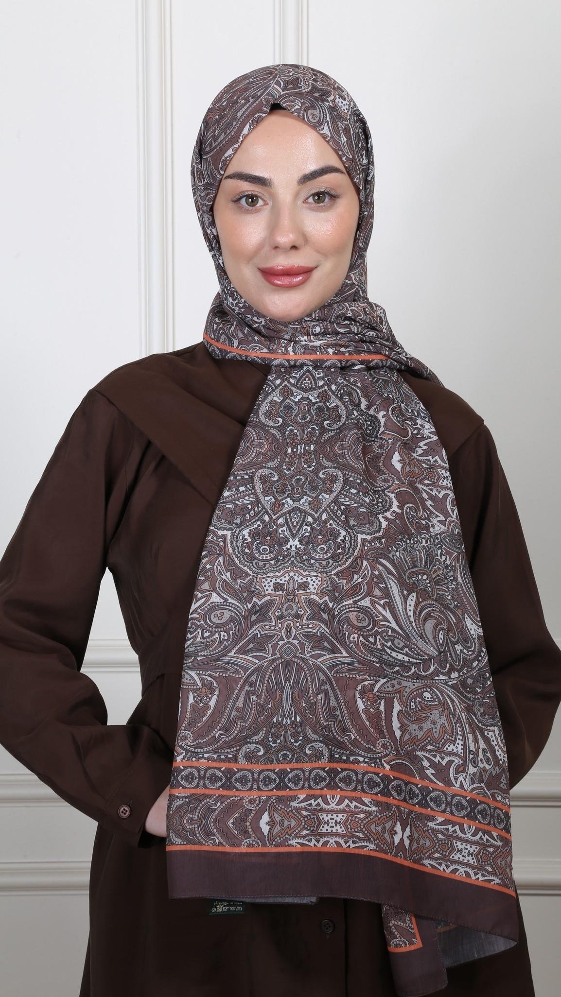 Desenli Pamuk Vual Şal