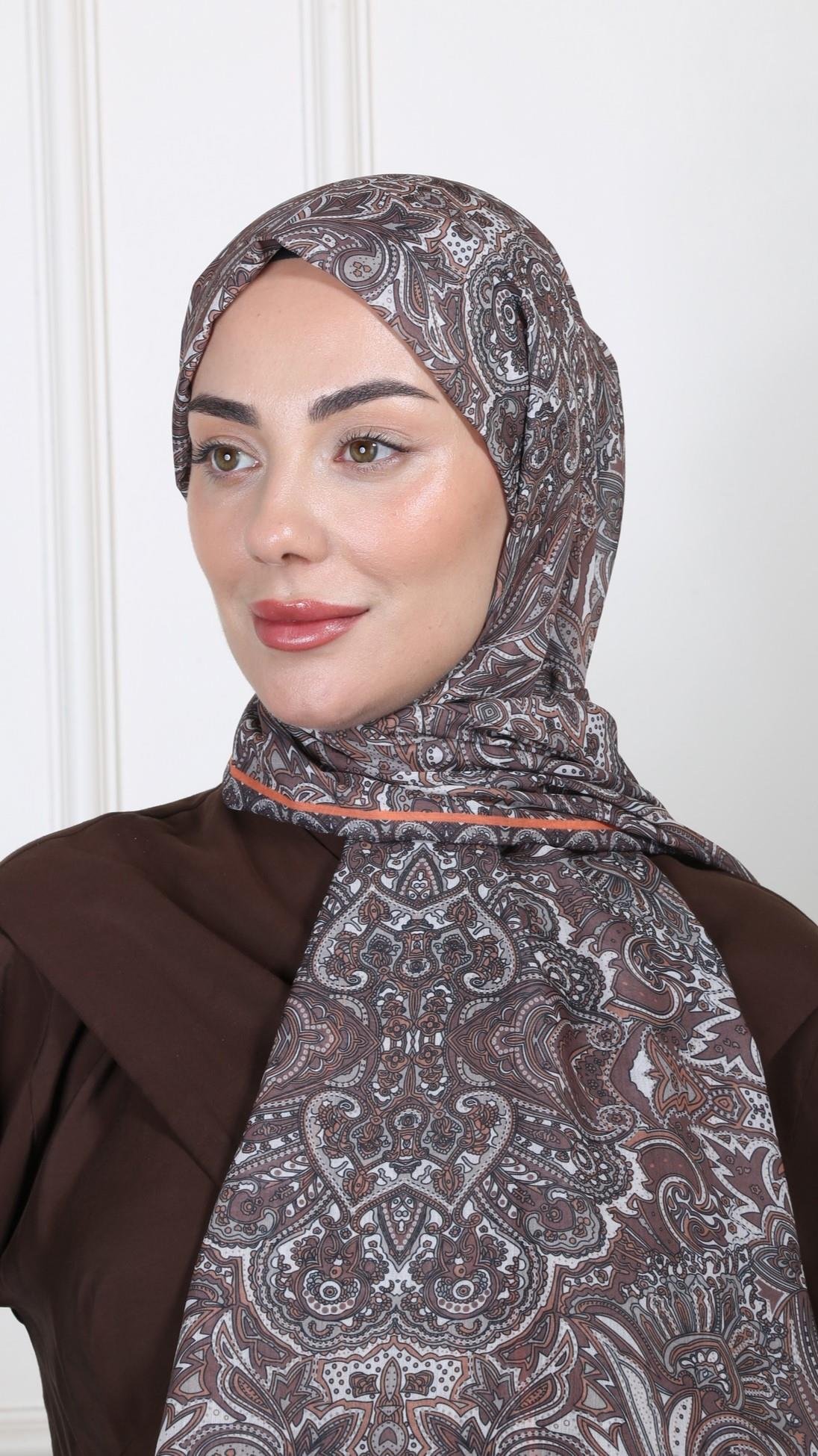 Desenli Pamuk Vual Şal