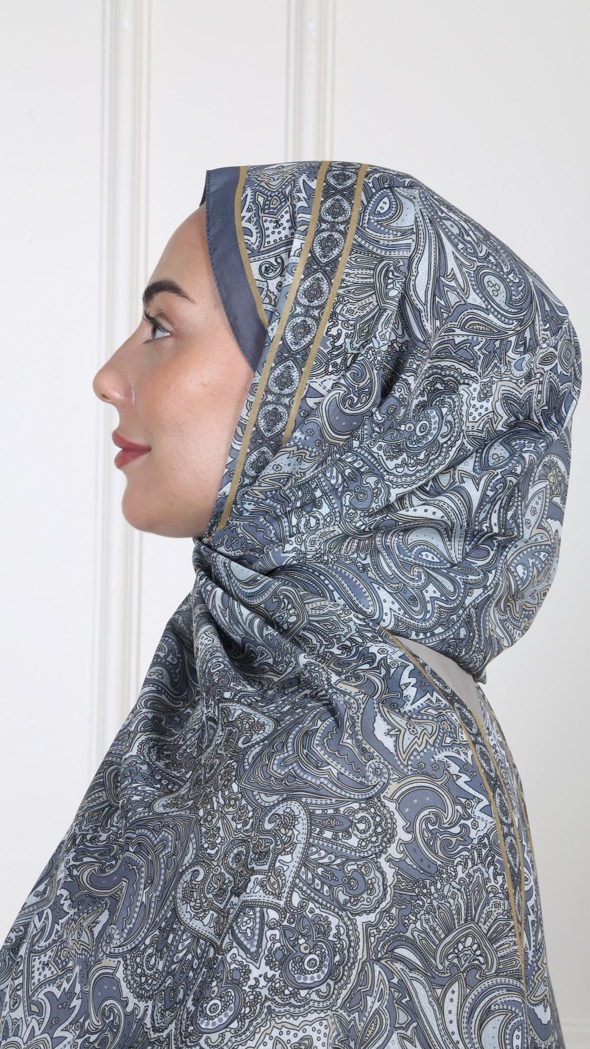 Desenli Pamuk Vual Şal