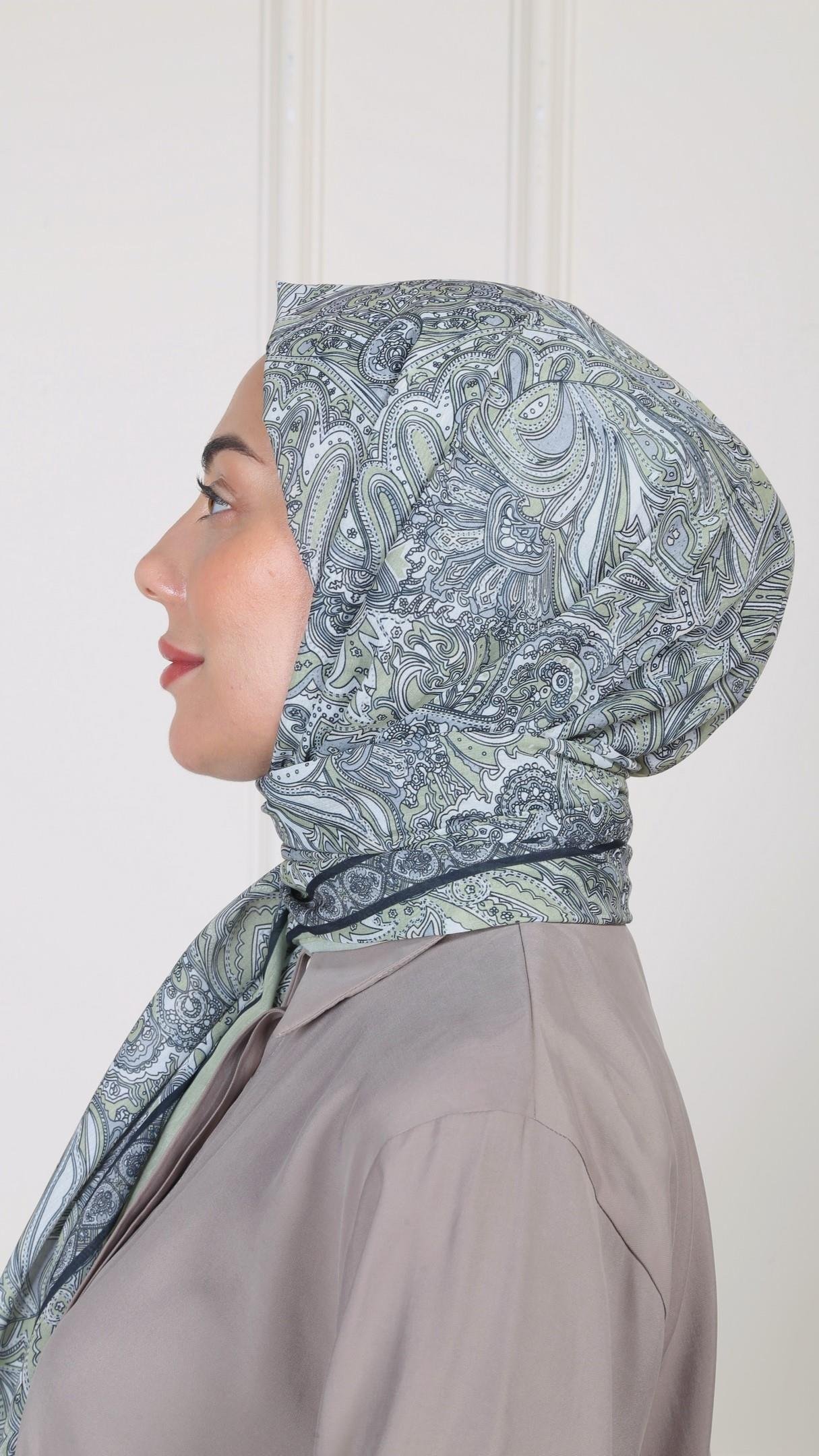 Desenli Pamuk Vual Şal