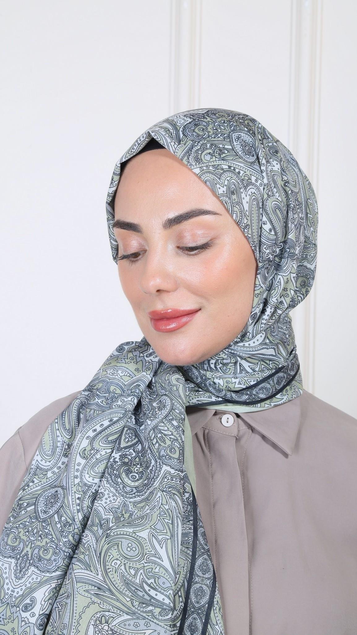 Desenli Pamuk Vual Şal