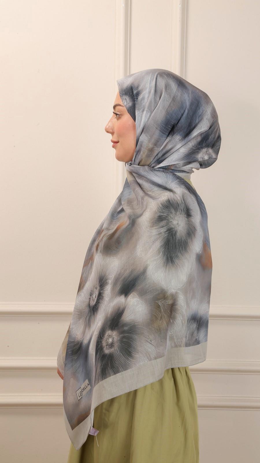 Desenli Pamuk Vual Şal Çakıl-3