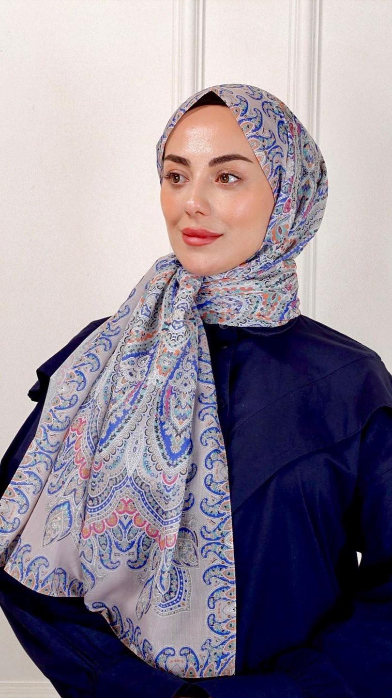 Desenli Pamuk Vual Şal