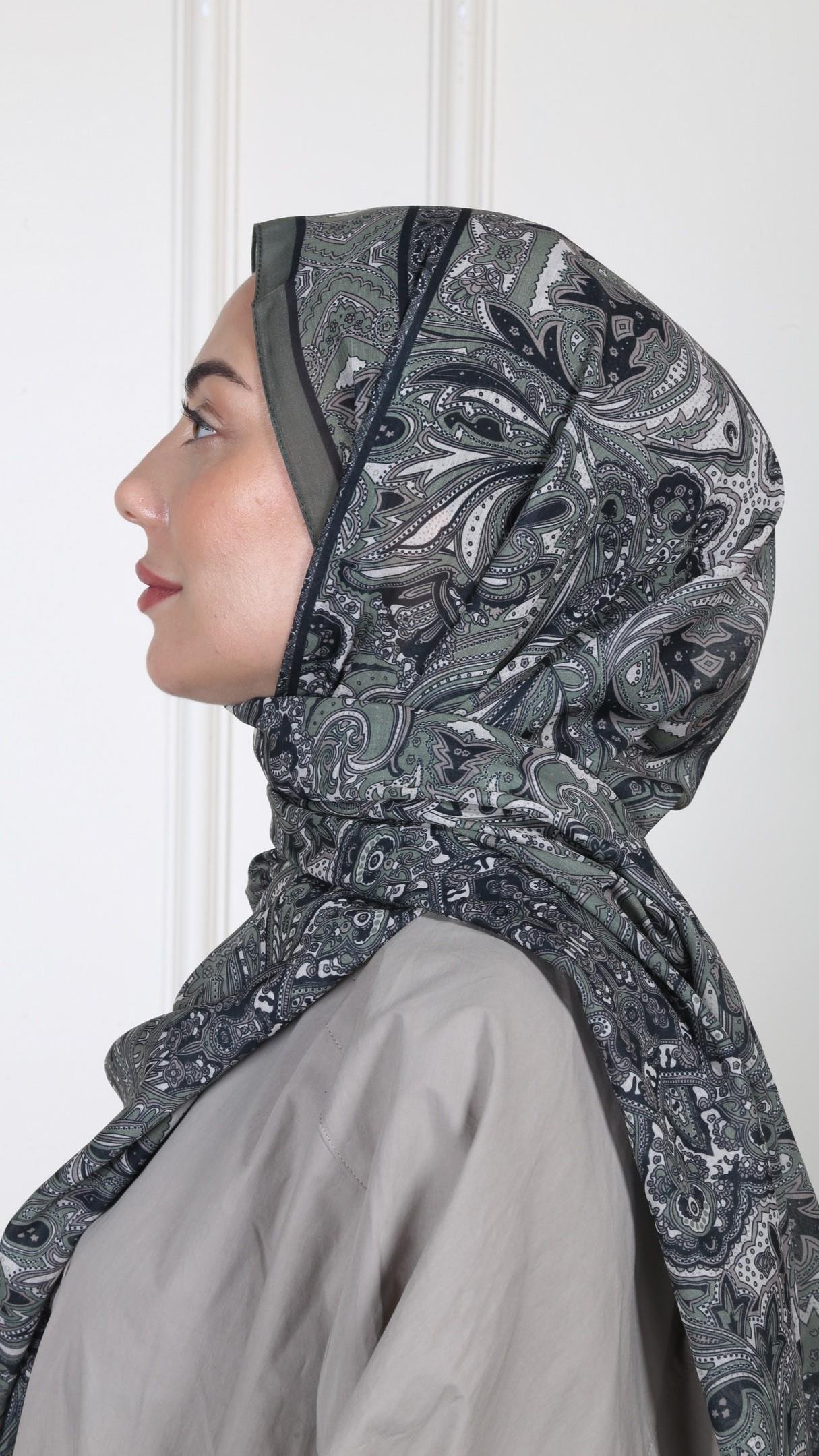 Desenli Pamuk Vual Şal