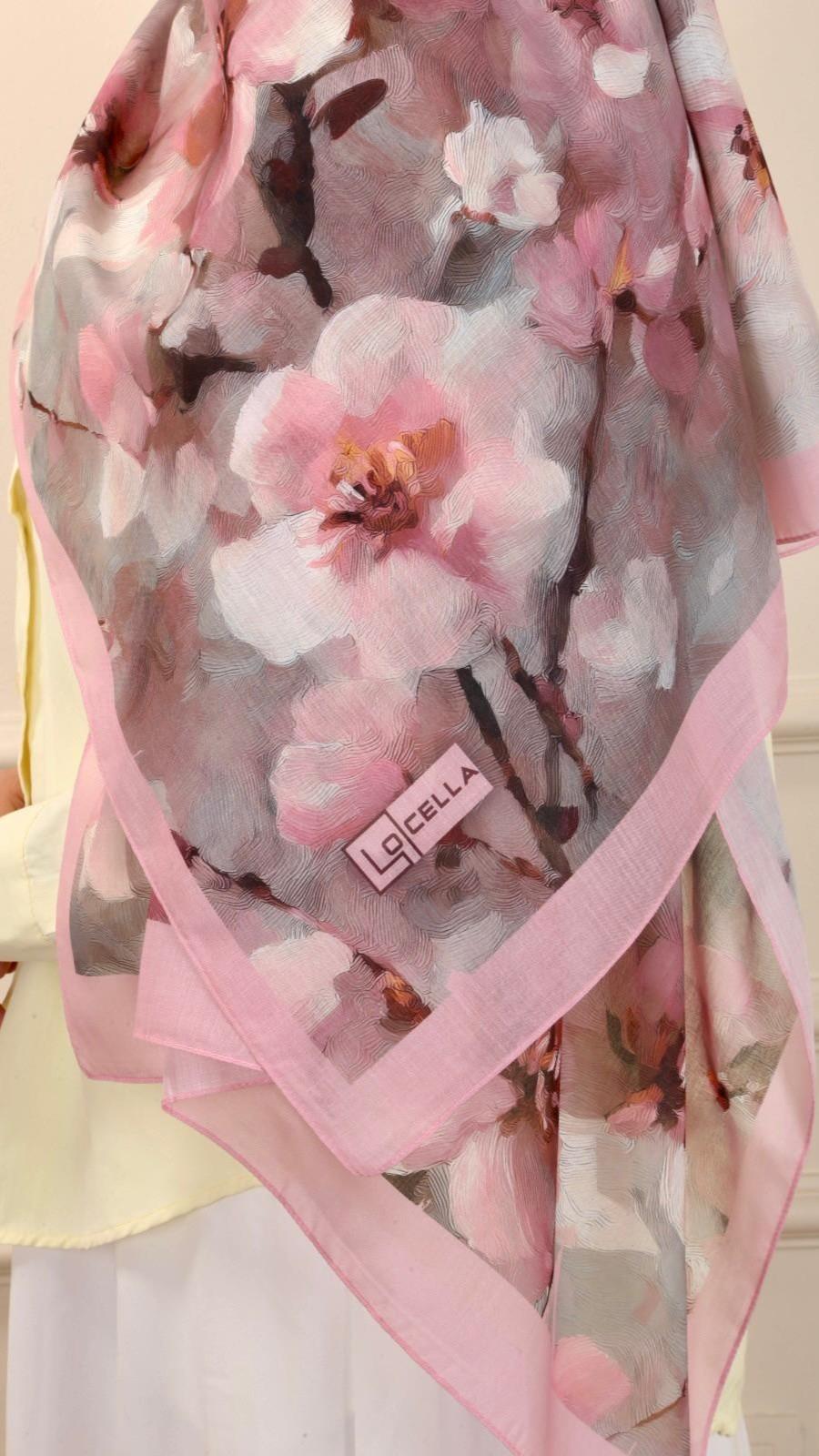 Desenli Pamuk Vual Şal Orlina Desen-6