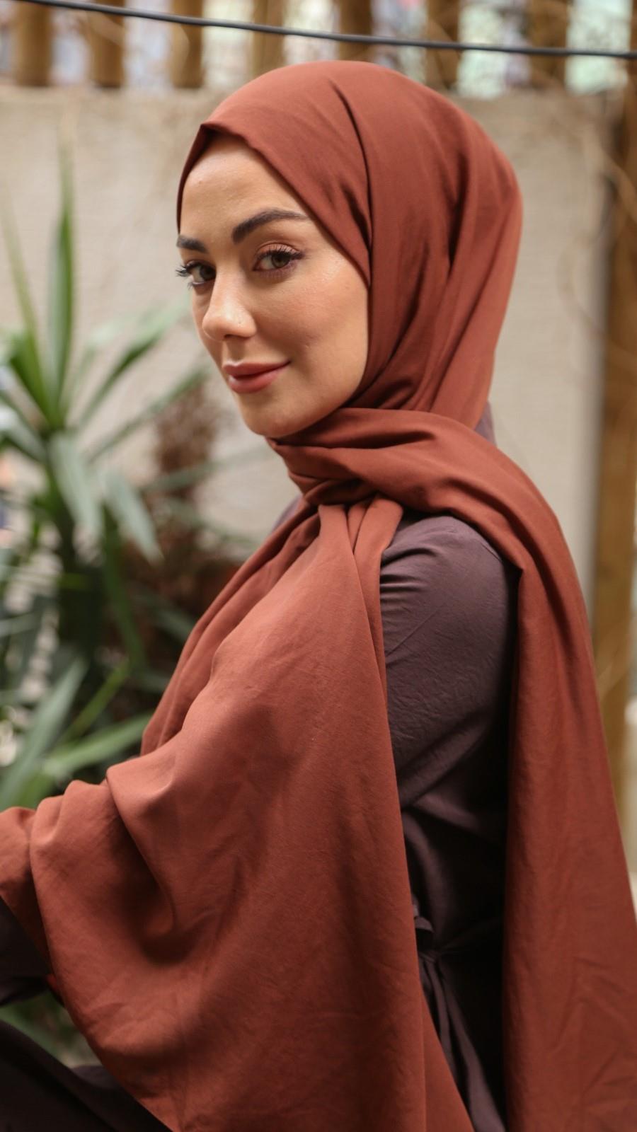 Locella Caz Ayrobin Şal Çikolata Kahve