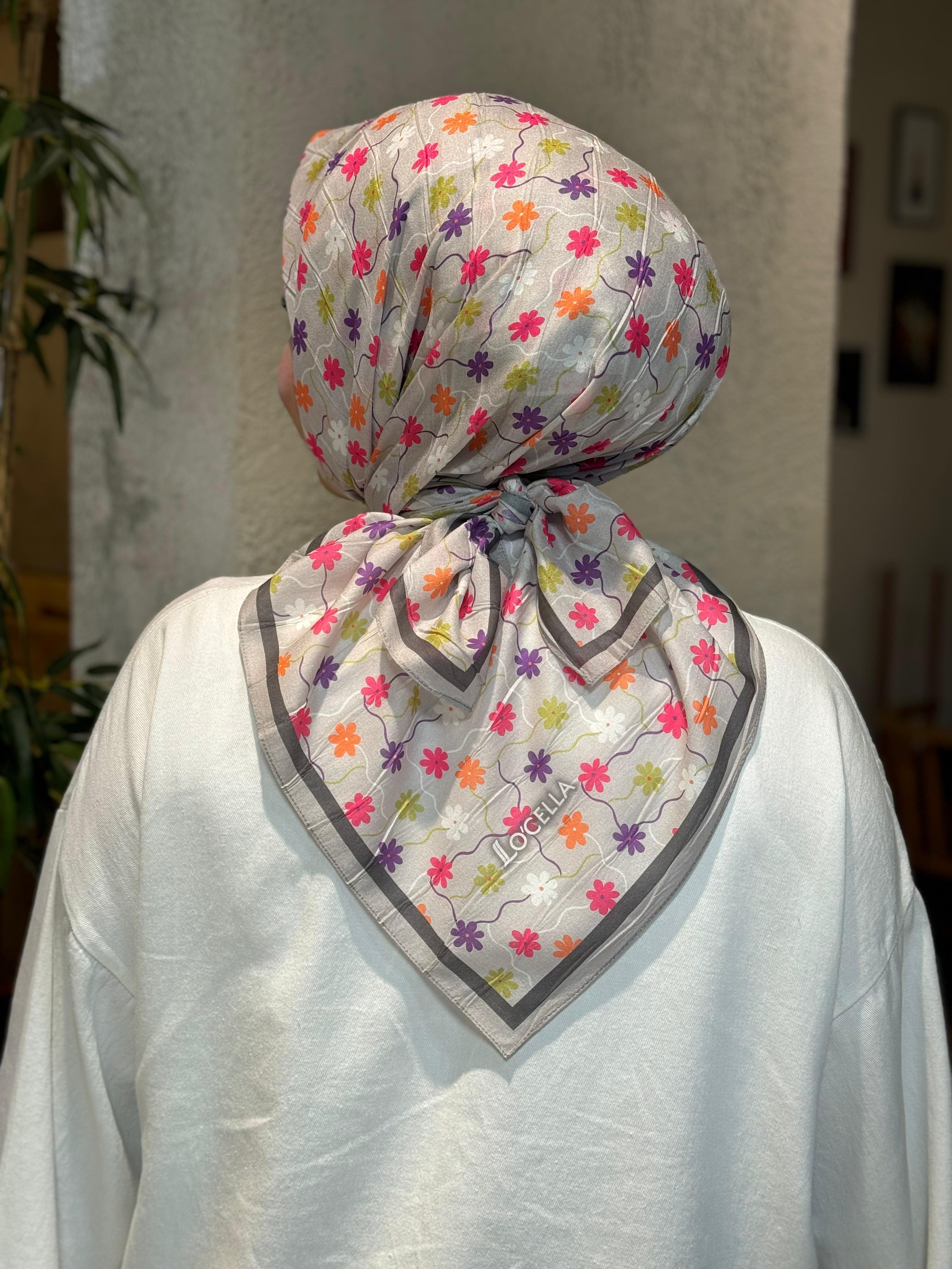 Locella Desenli Alfa Eşarp-4001