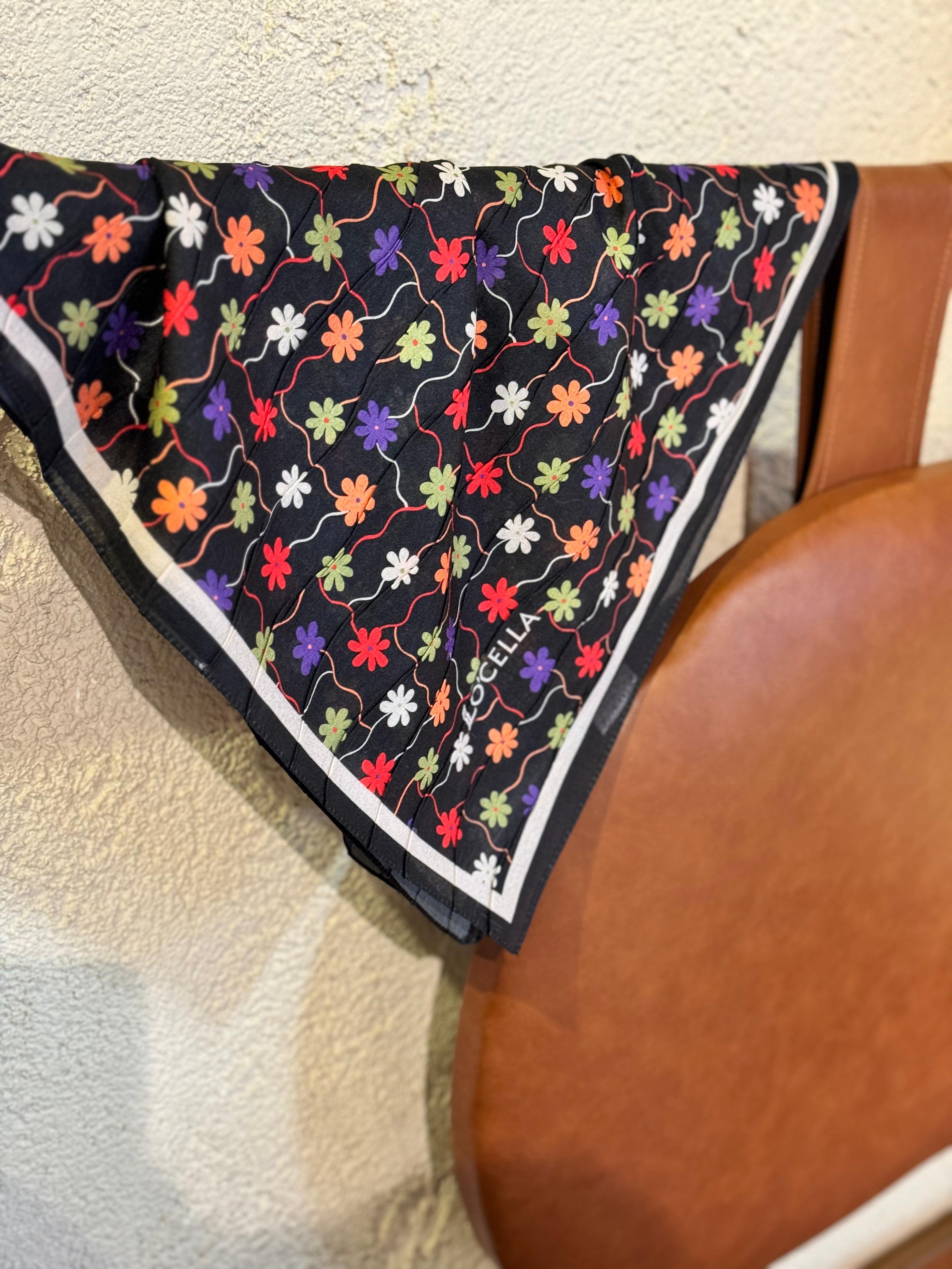 Locella Desenli Alfa Eşarp-4001