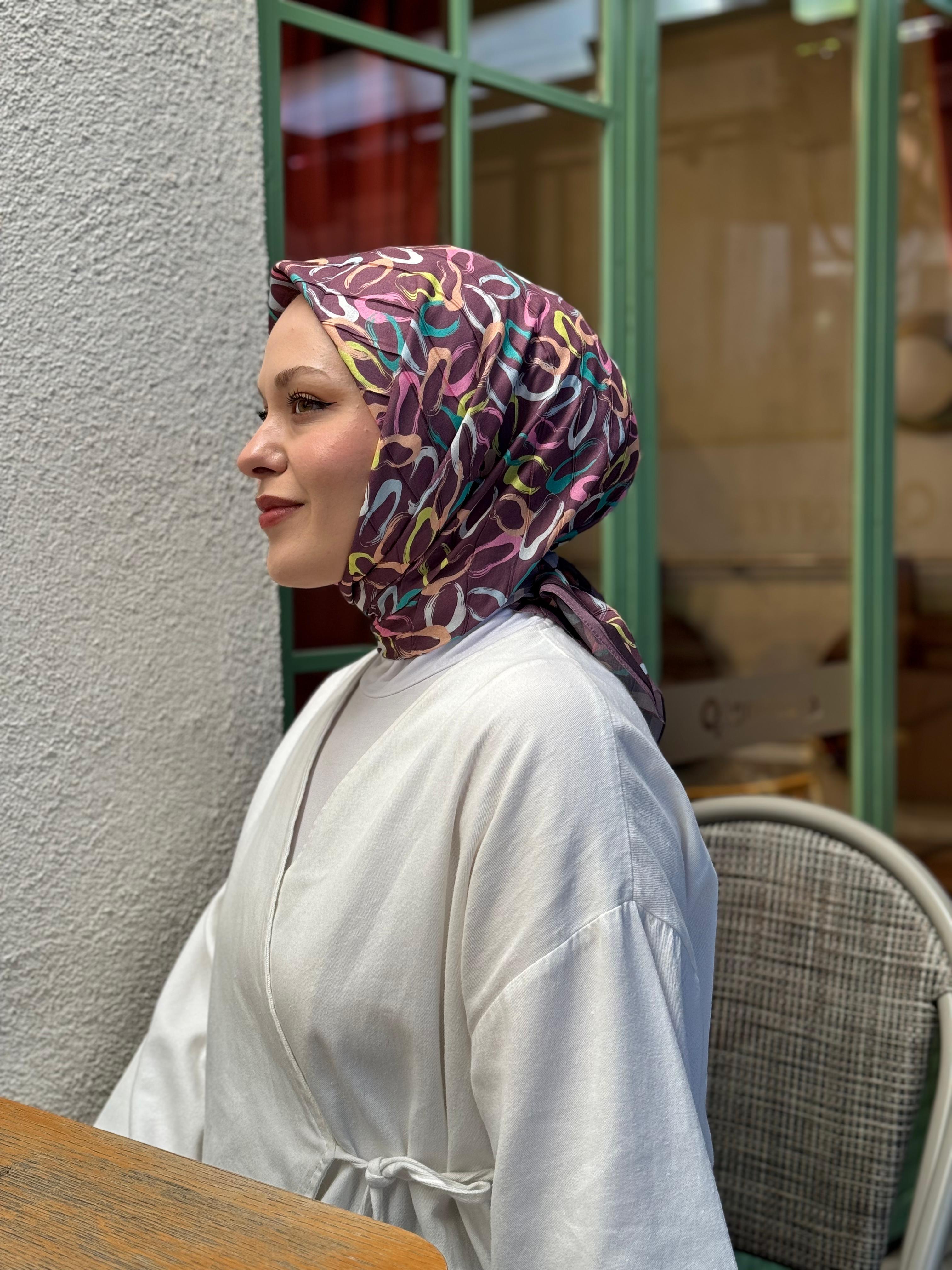 Locella Desenli Alfa Eşarp-4002