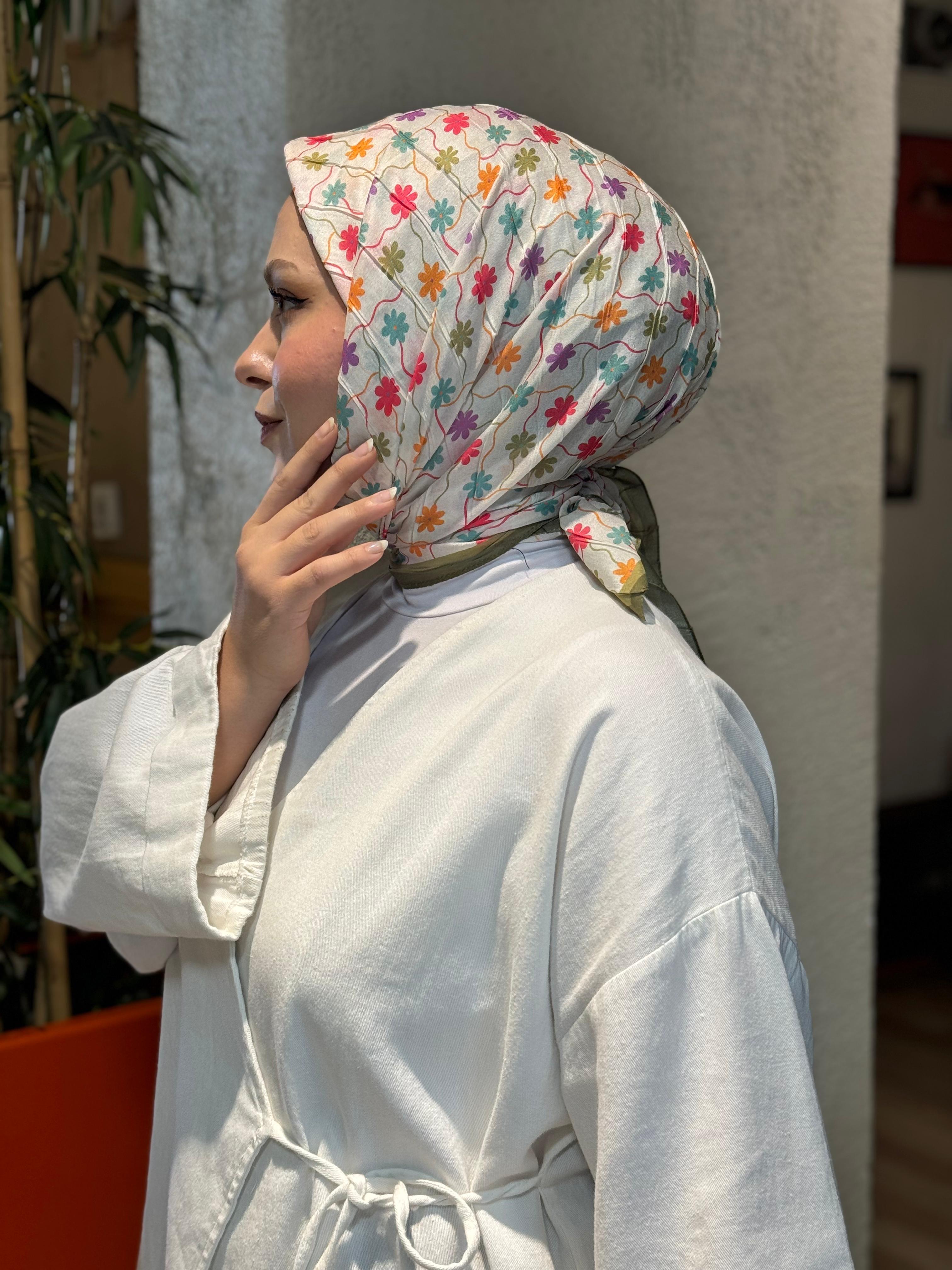 Locella Desenli Alfa Eşarp-4001