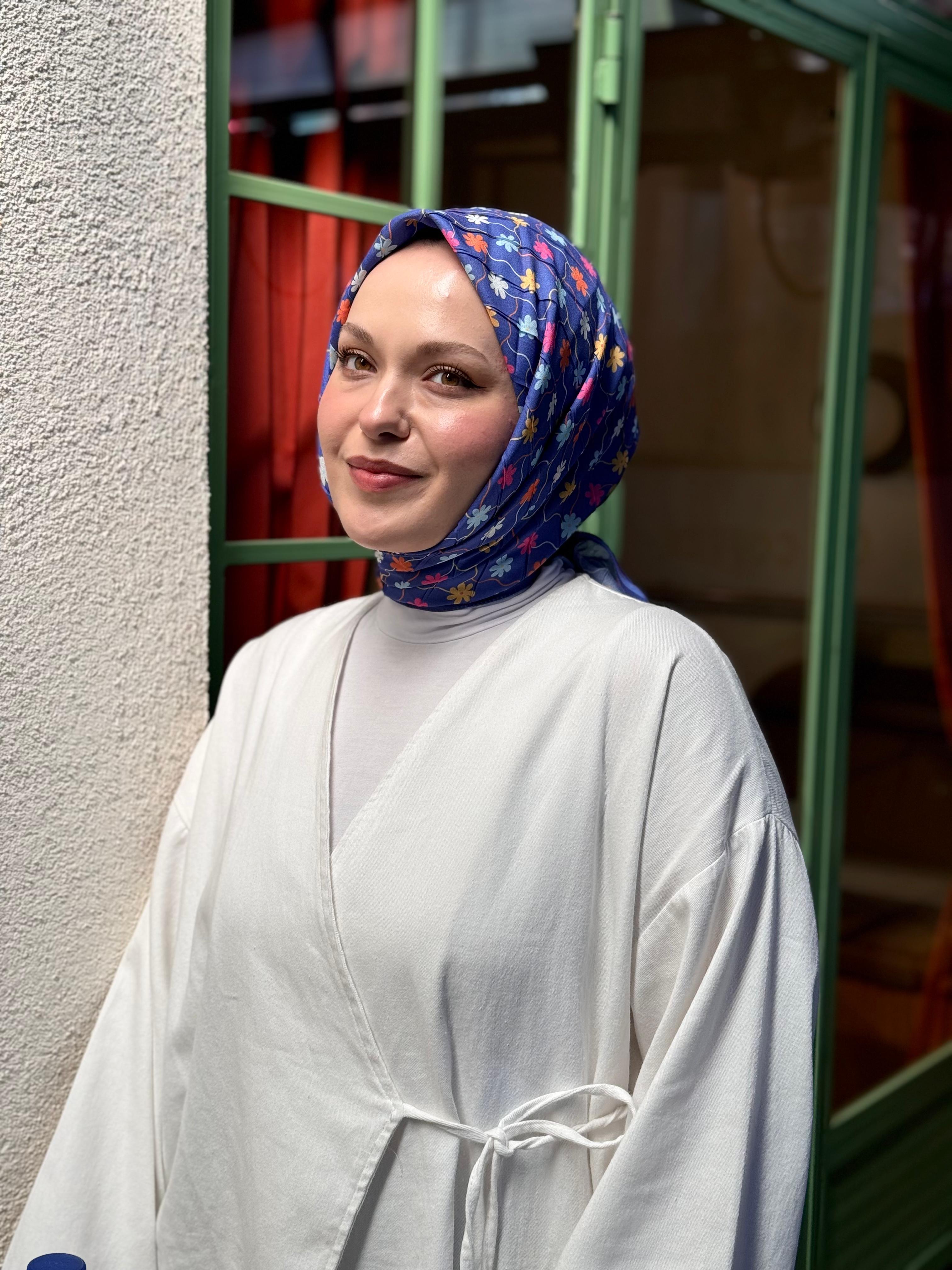 Locella Desenli Alfa Eşarp-4001