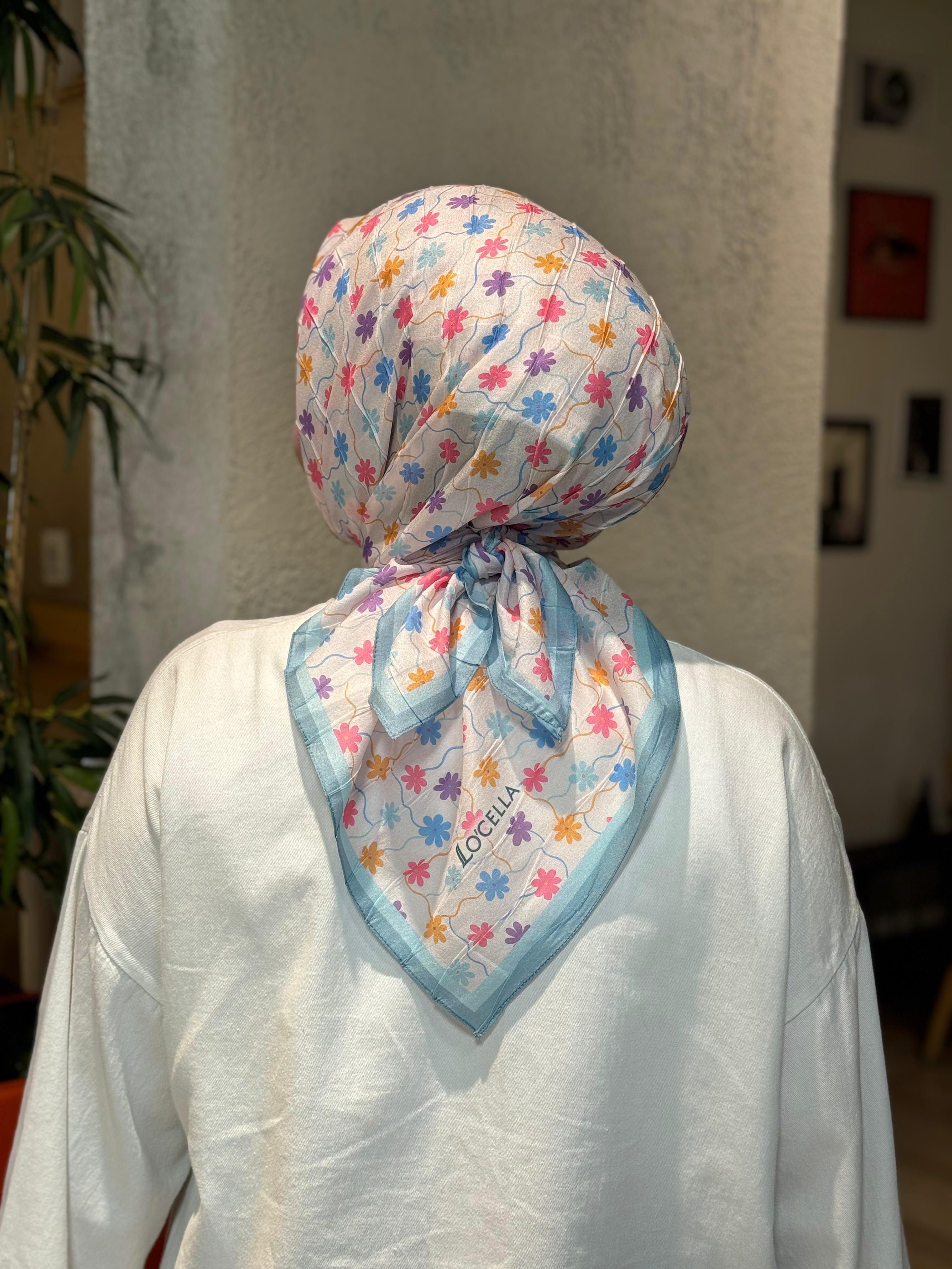 Locella Desenli Alfa Eşarp-4001