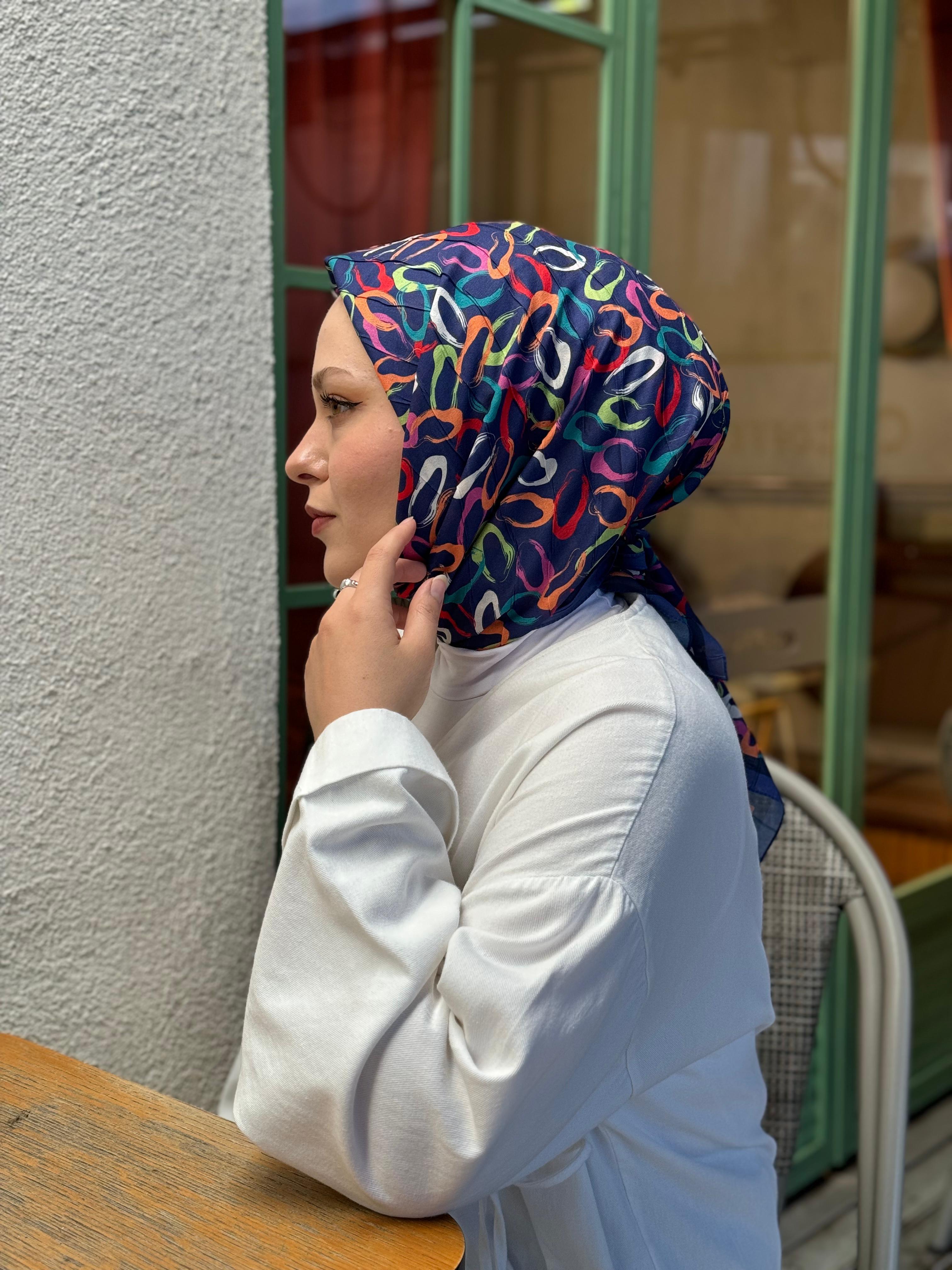 Locella Desenli Alfa Eşarp-4002