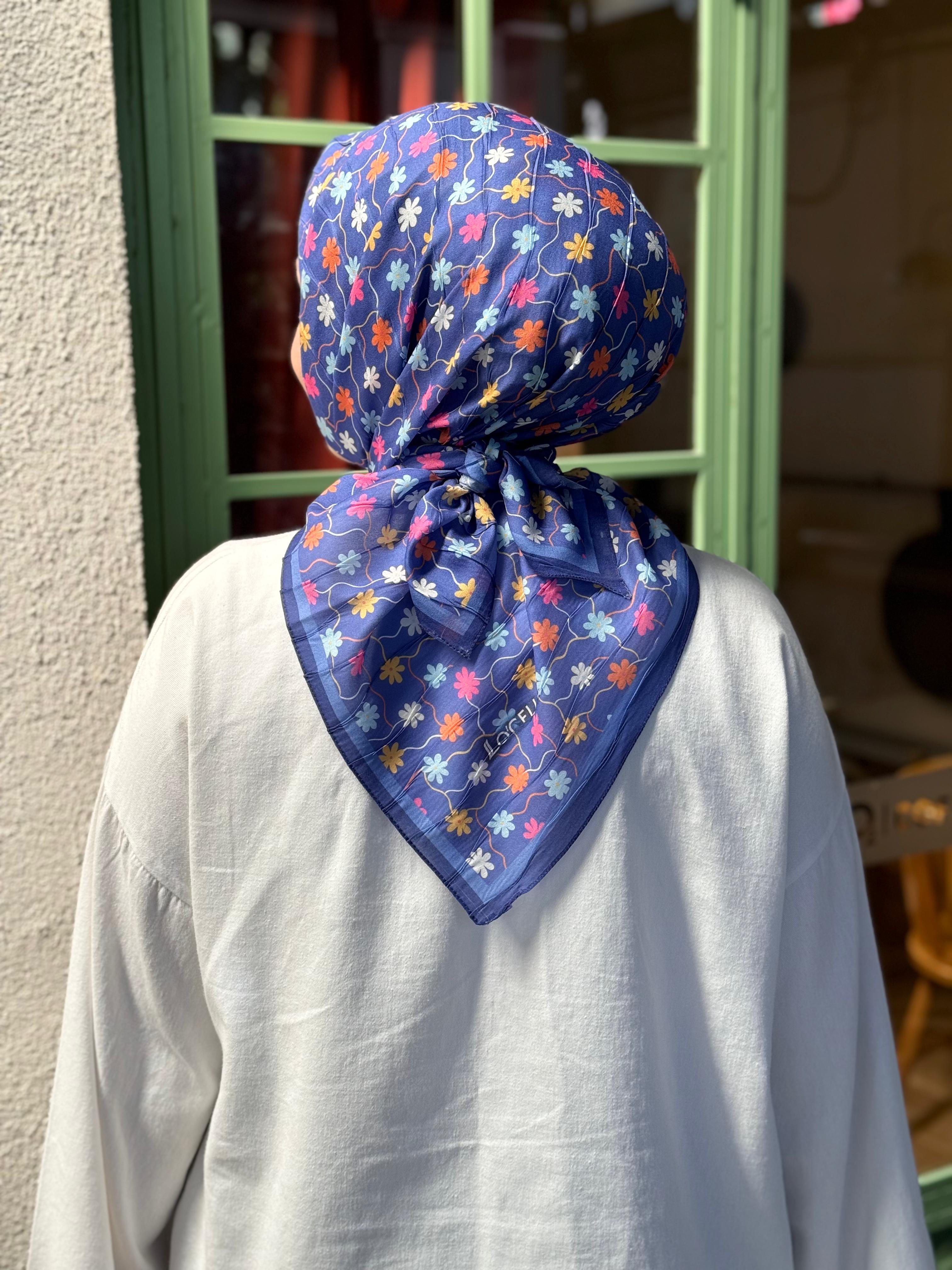 Locella Desenli Alfa Eşarp-4001