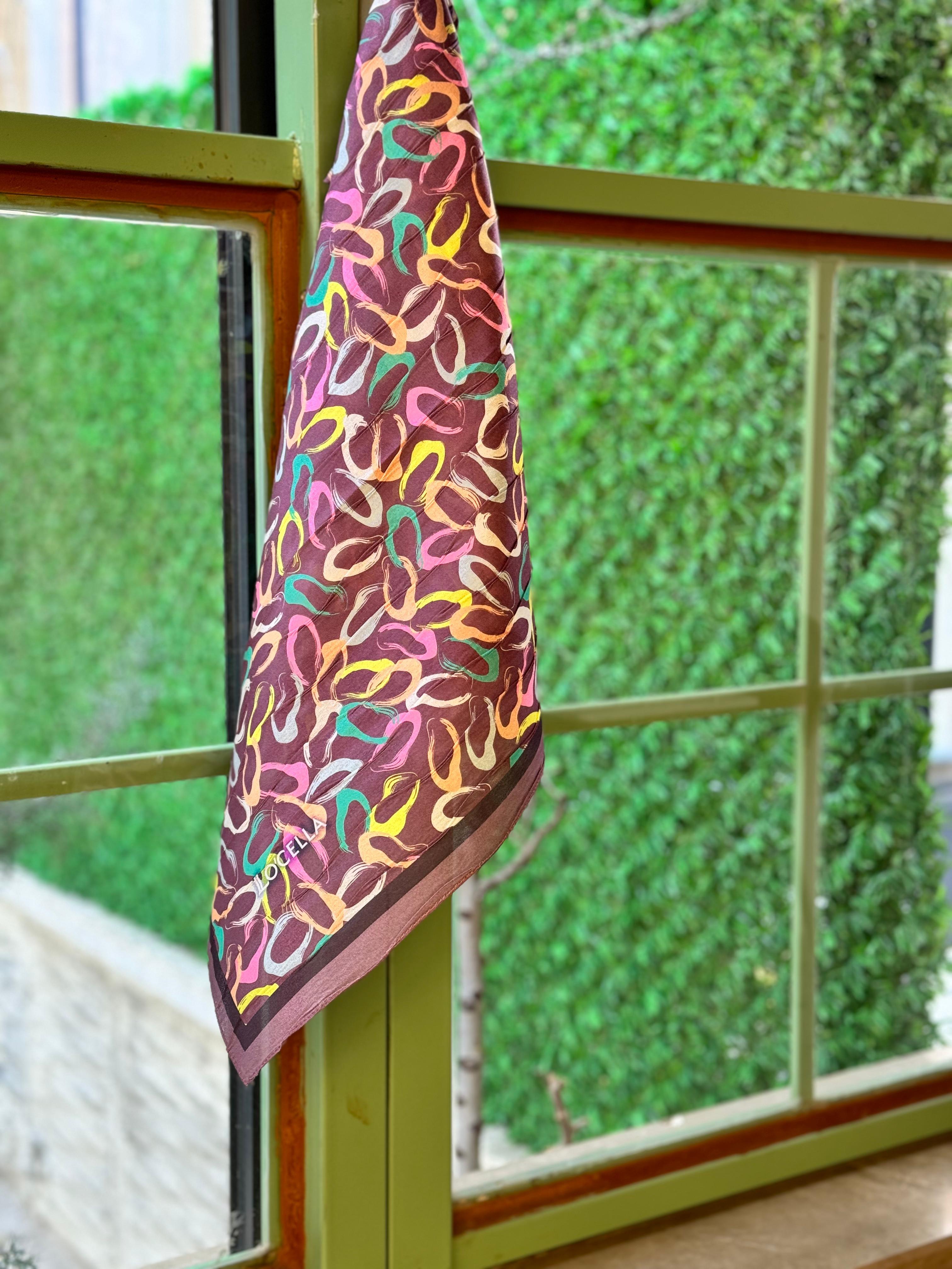 Locella Desenli Alfa Eşarp-4002