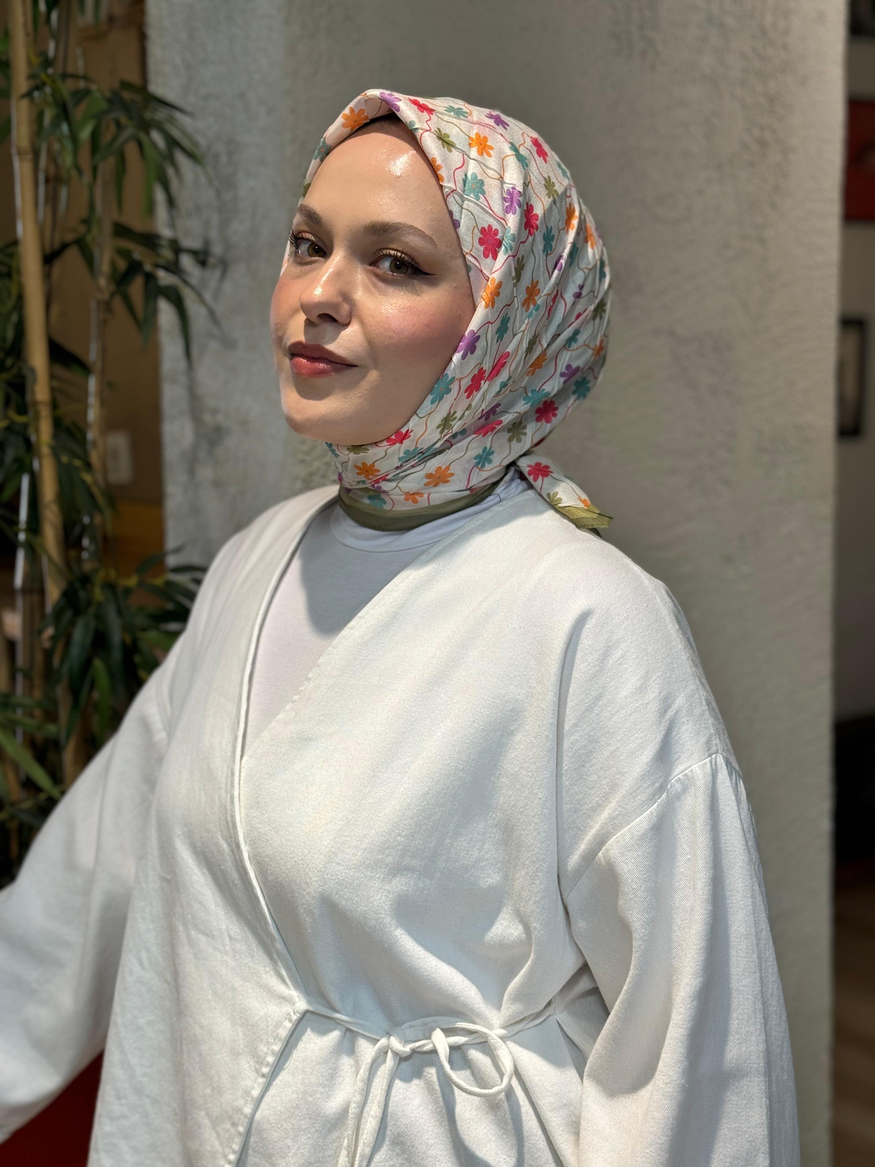 Locella Desenli Alfa Eşarp-4001