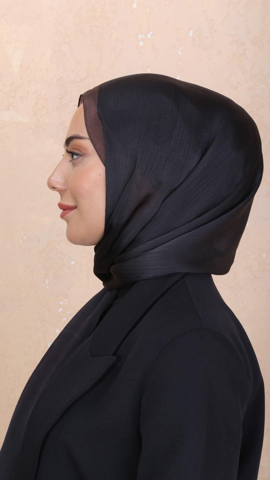 Locella İdol İpek Şal Acı Kahve-24