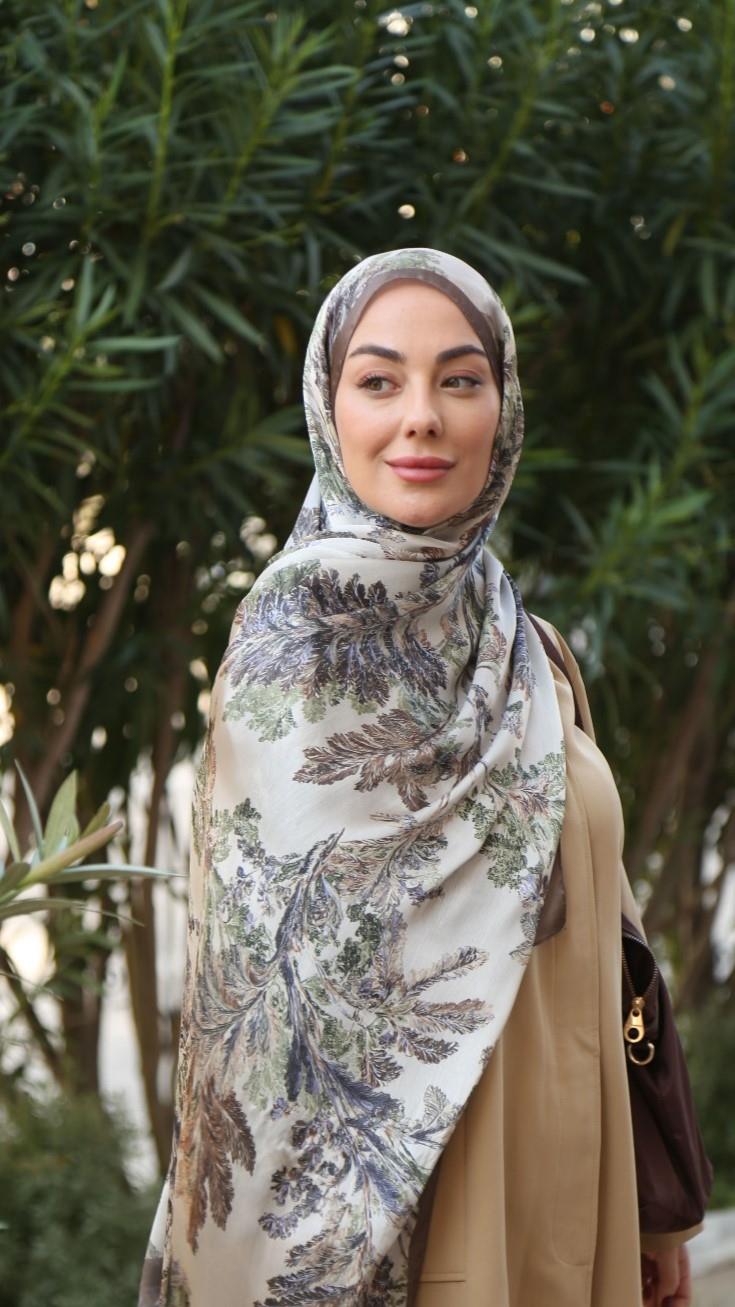 Locella İdol İpek Şal Bej-8