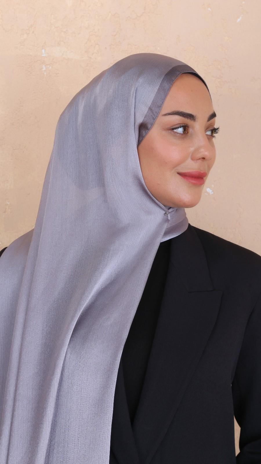 Locella İdol İpek Şal Duman-19