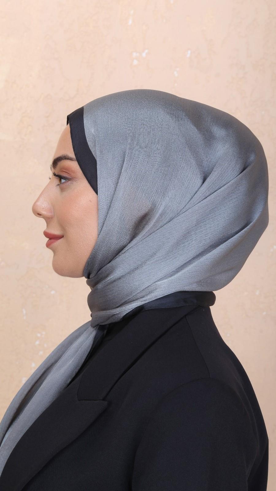 Locella İdol İpek Şal Füme-33