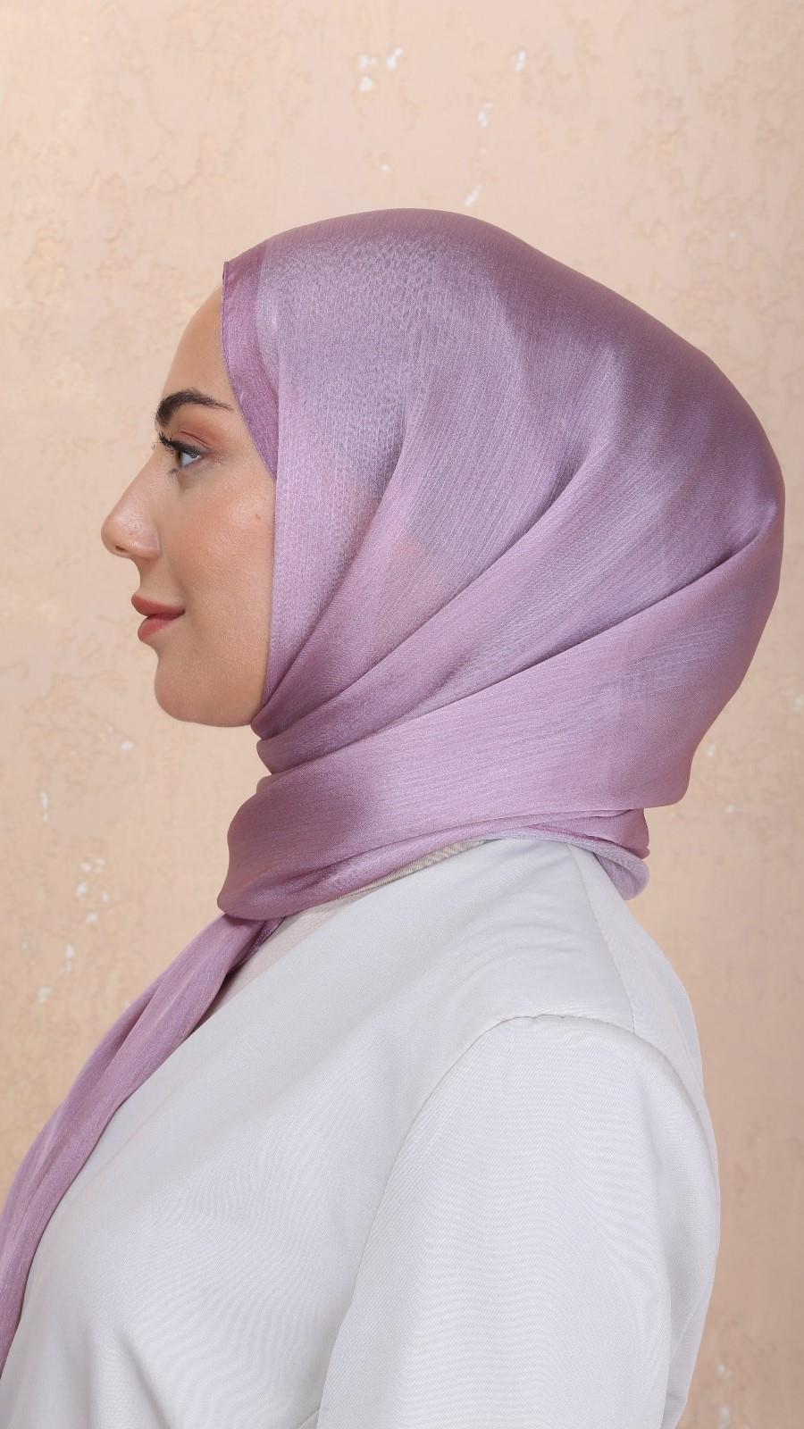 Locella İdol İpek Şal Gülpembe-16