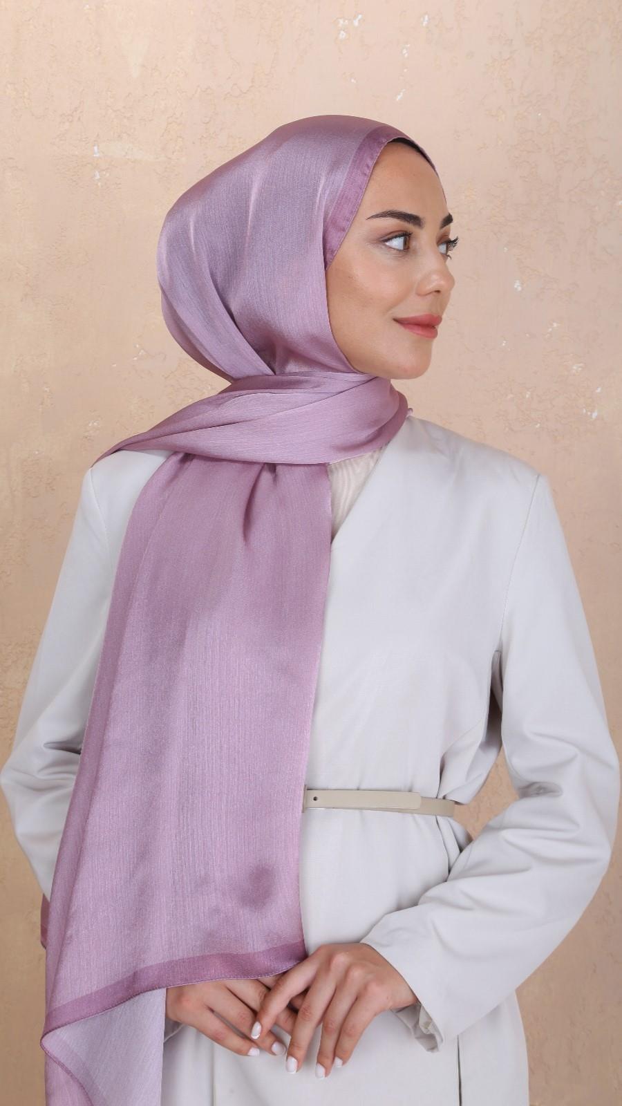 Locella İdol İpek Şal Gülpembe-16