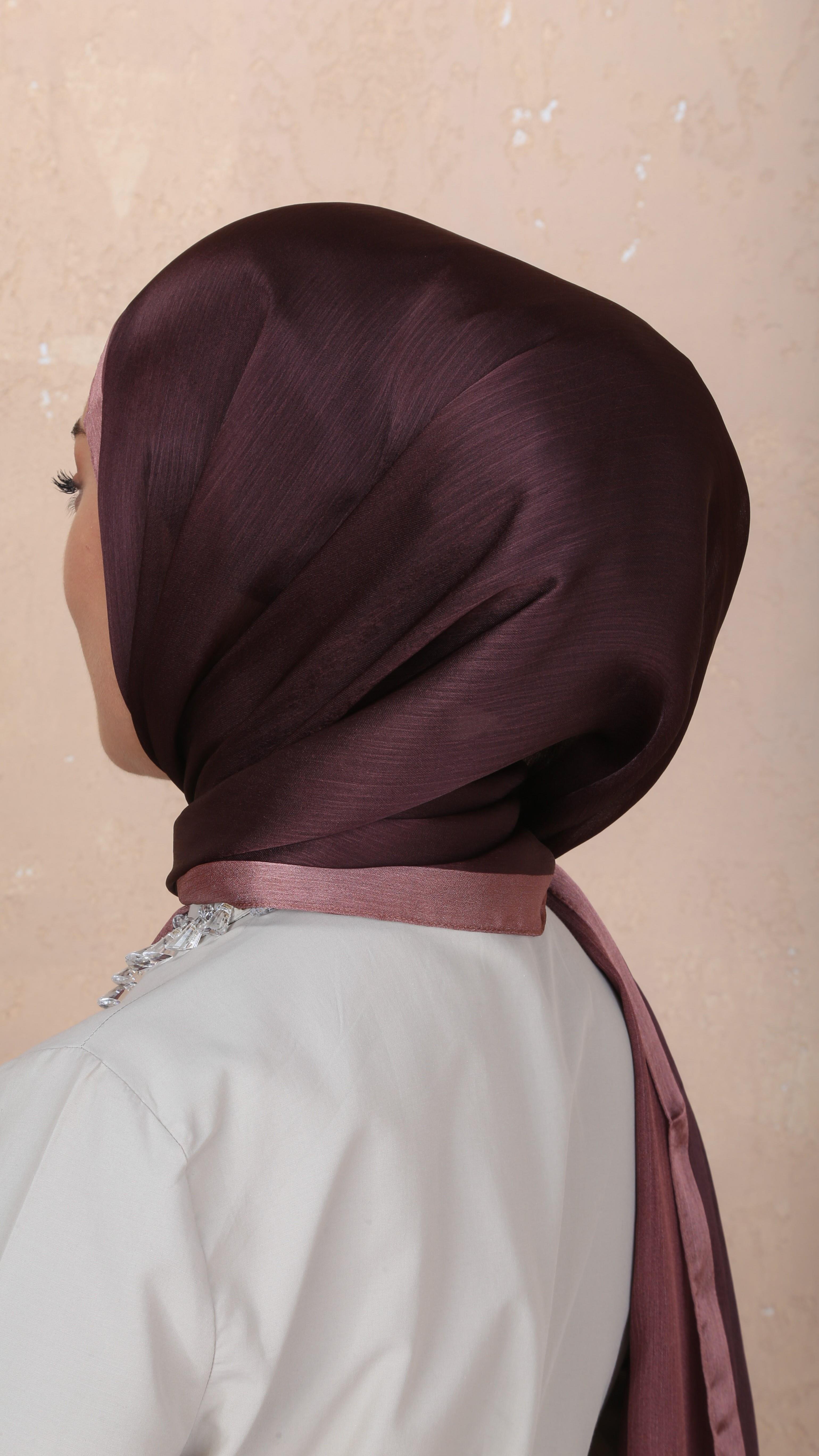 Locella İdol İpek Şal Kestane-29