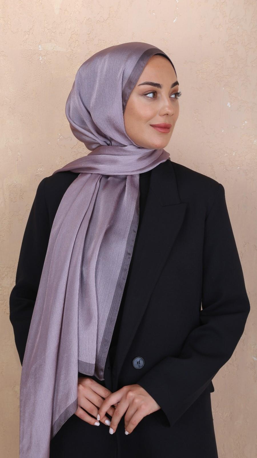 Locella İdol İpek Şal Leylak-21