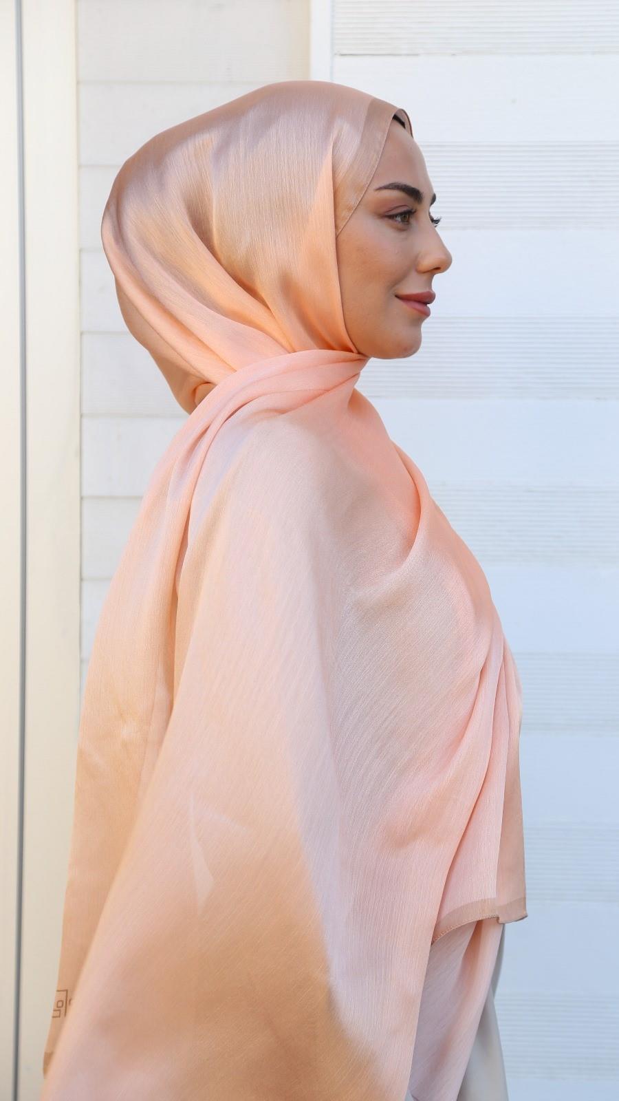 Locella İdol İpek Şal Orange-45