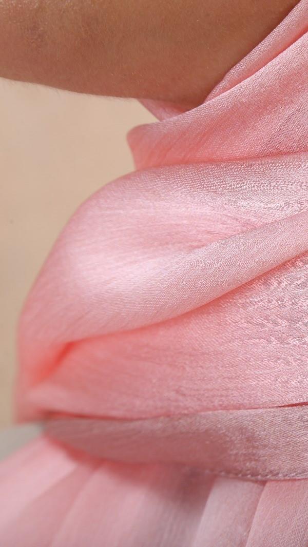 Locella İdol İpek Şal Şeker Pembe-26