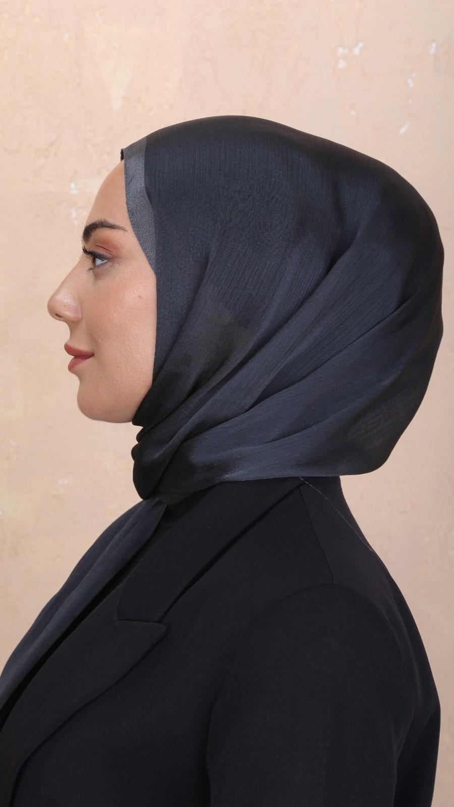 Locella İdol İpek Şal Siyah-39