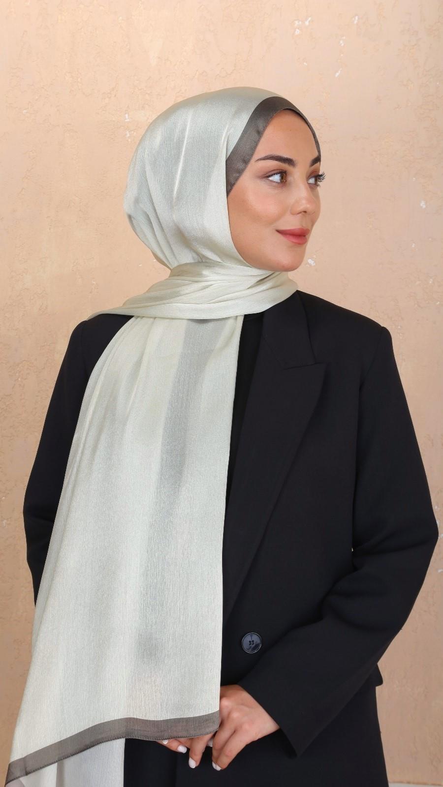 Locella İdol İpek Şal Soft Yeşil-35