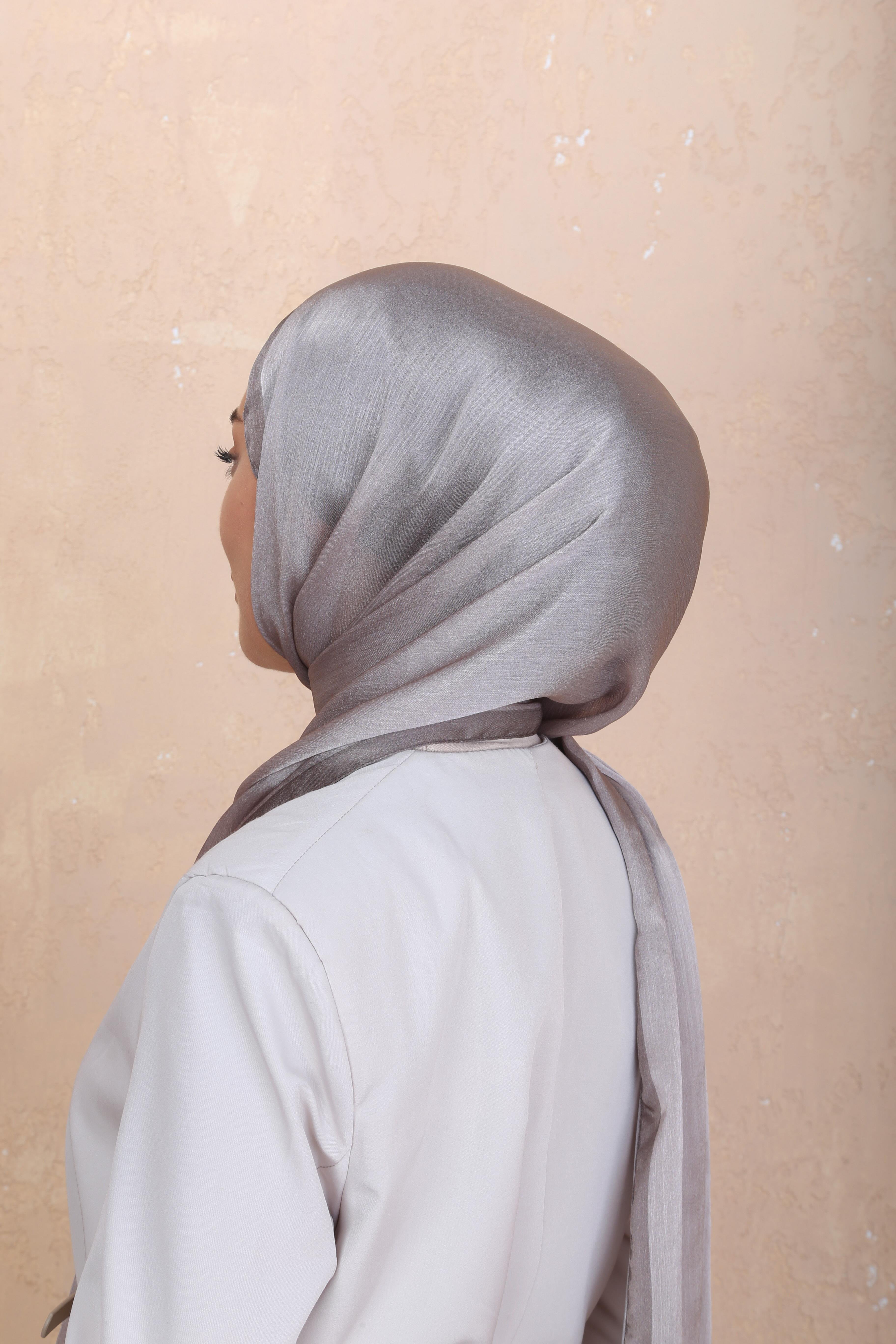 Locella İdol İpek Şal Vizon-38