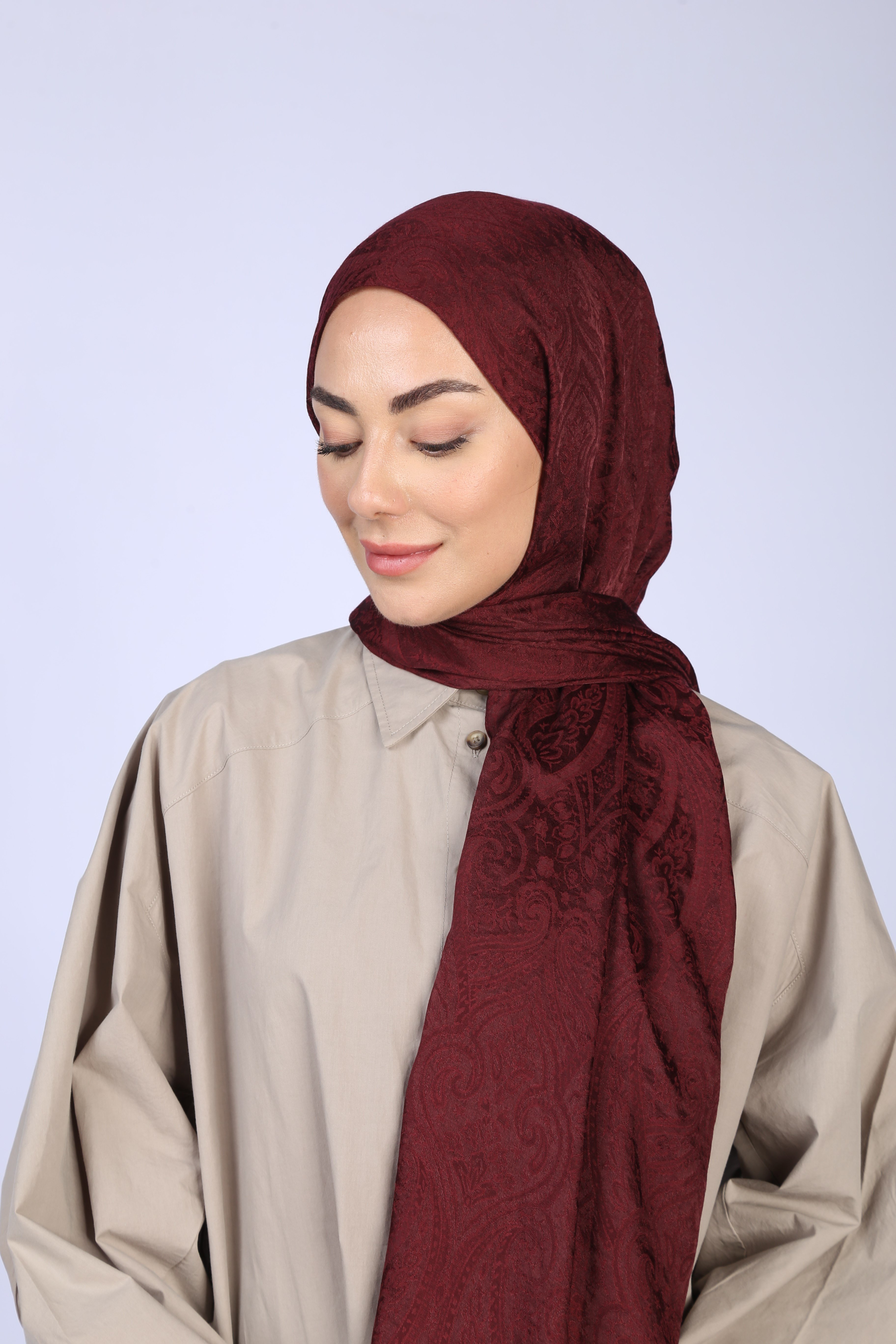 Locella Jakar Şal bordo